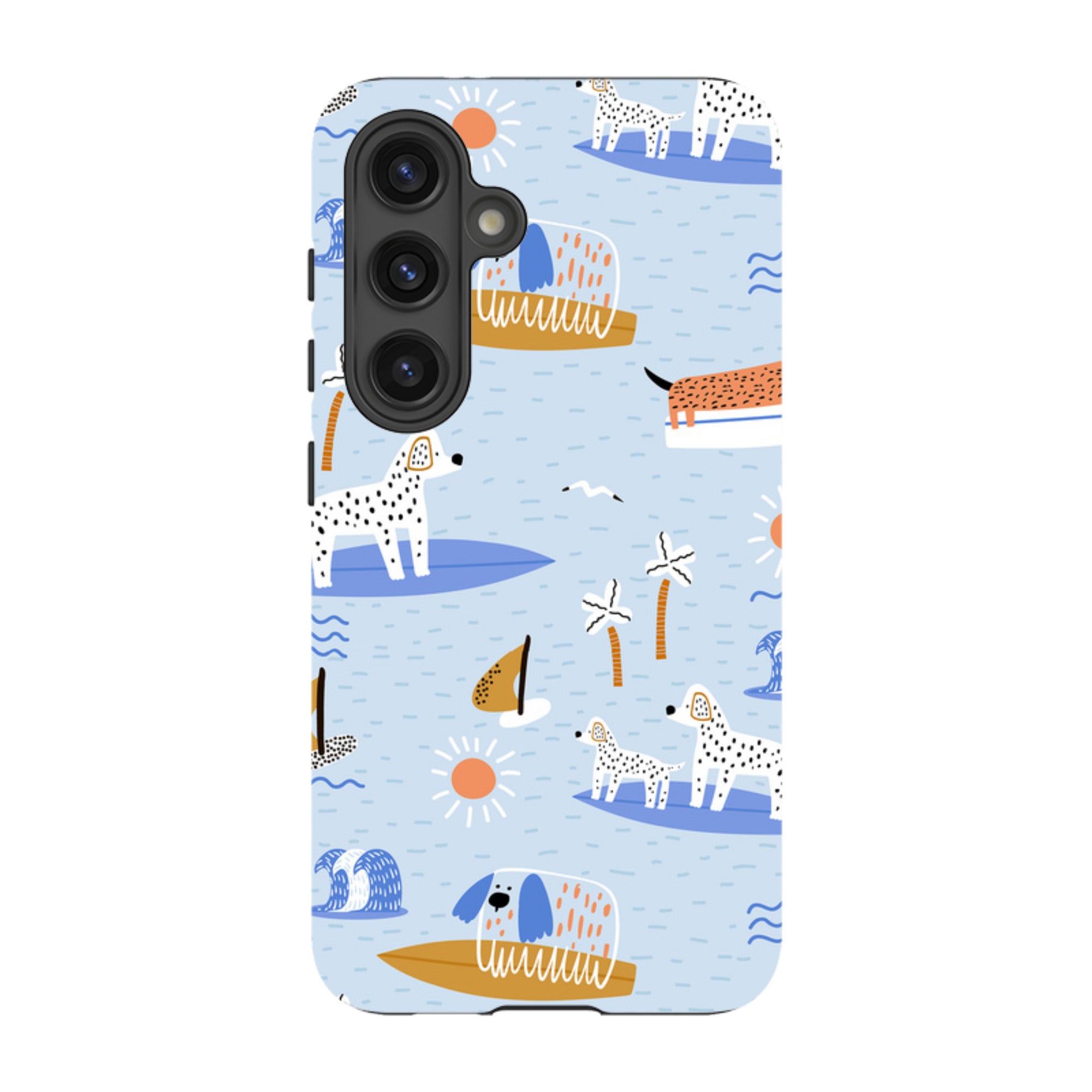 Samsung Tough Case - Surfing Dogs