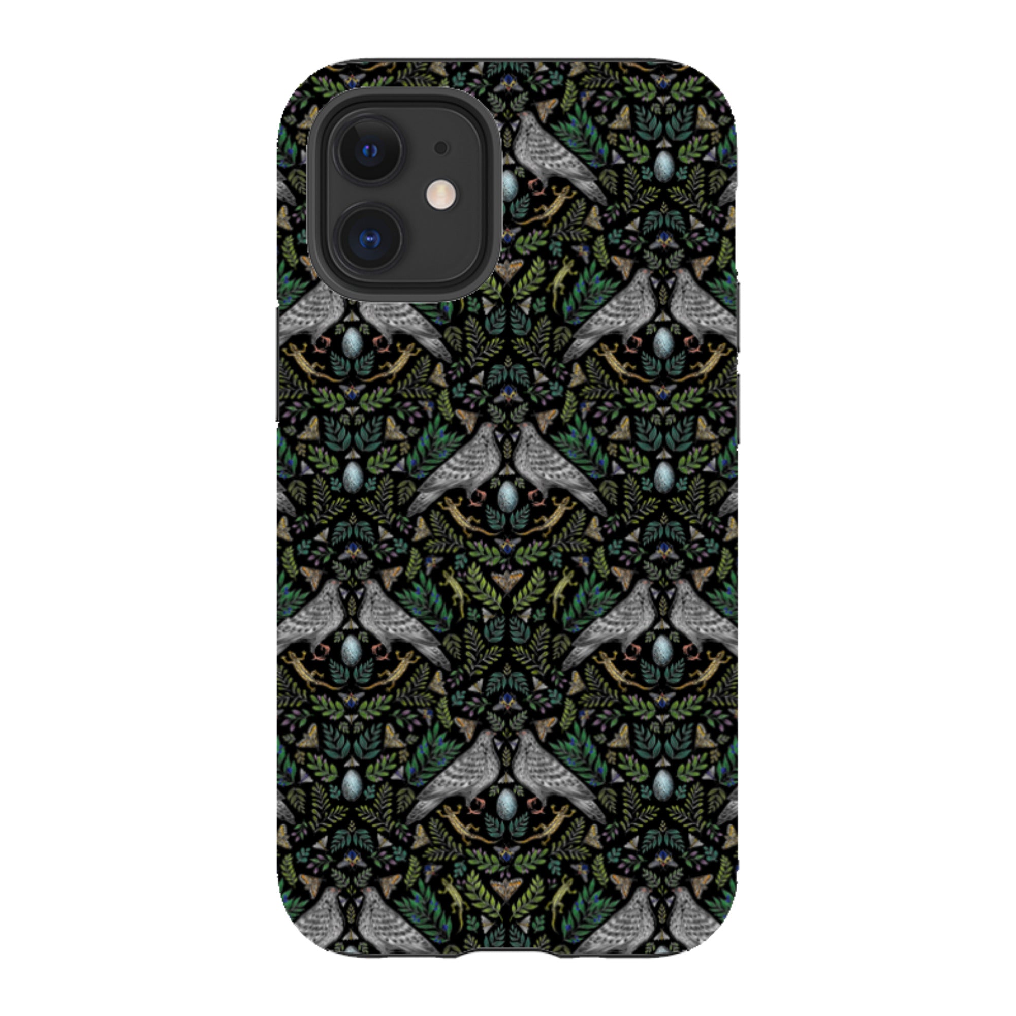 iPhone Tough Case - Dove Pattern By Catherine Rowe