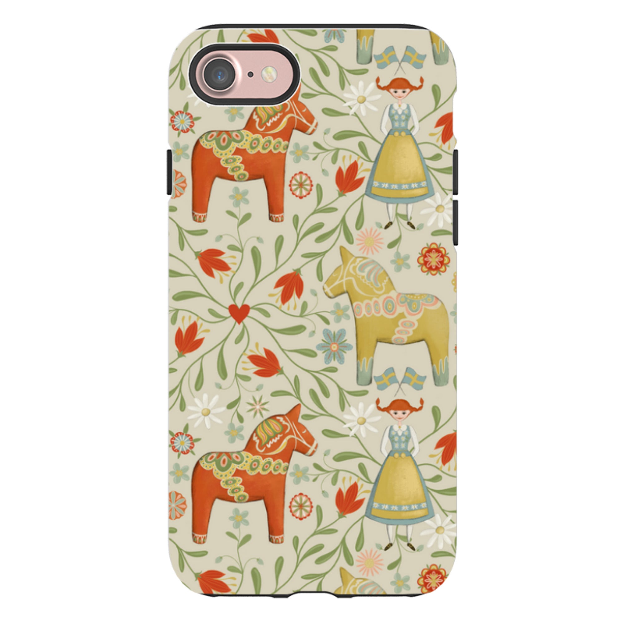 iPhone Case - Dala Horse By Maja Lindberg