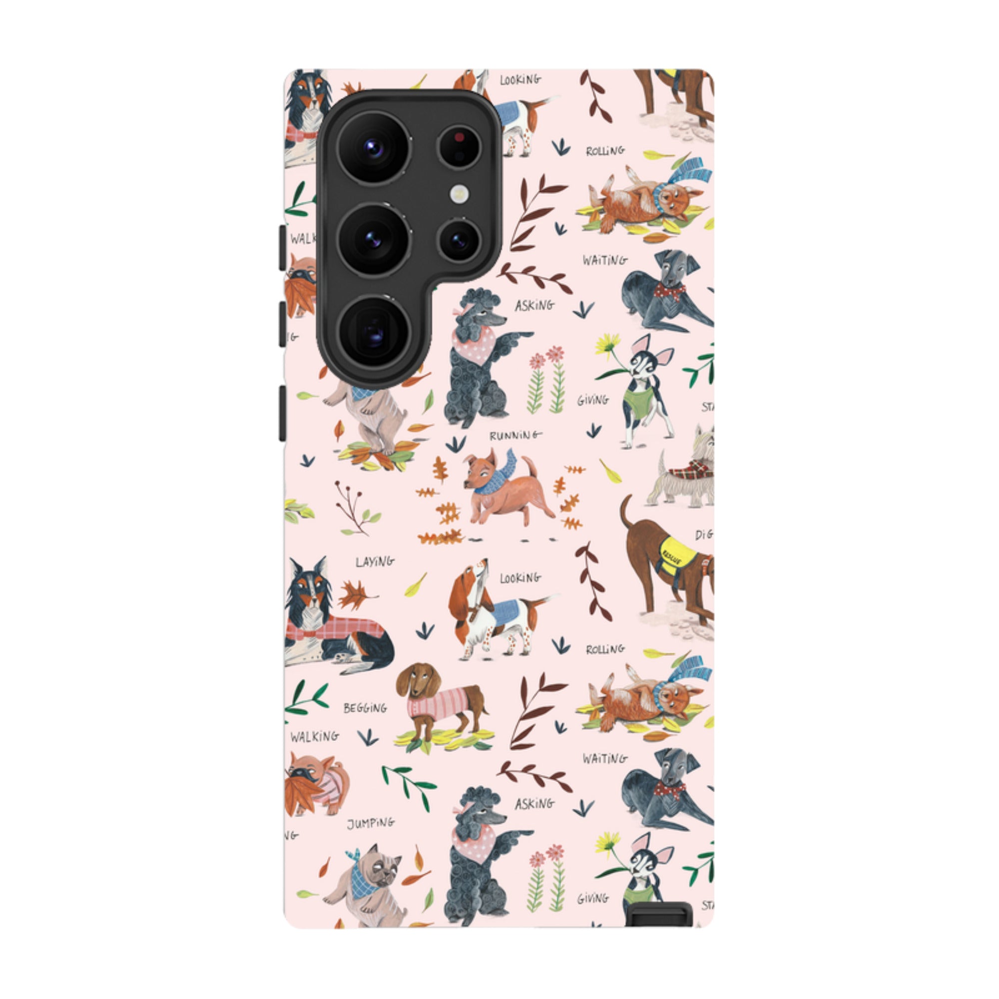 Samsung Tough Case - Dog Pattern By Caroline Bonne Muller