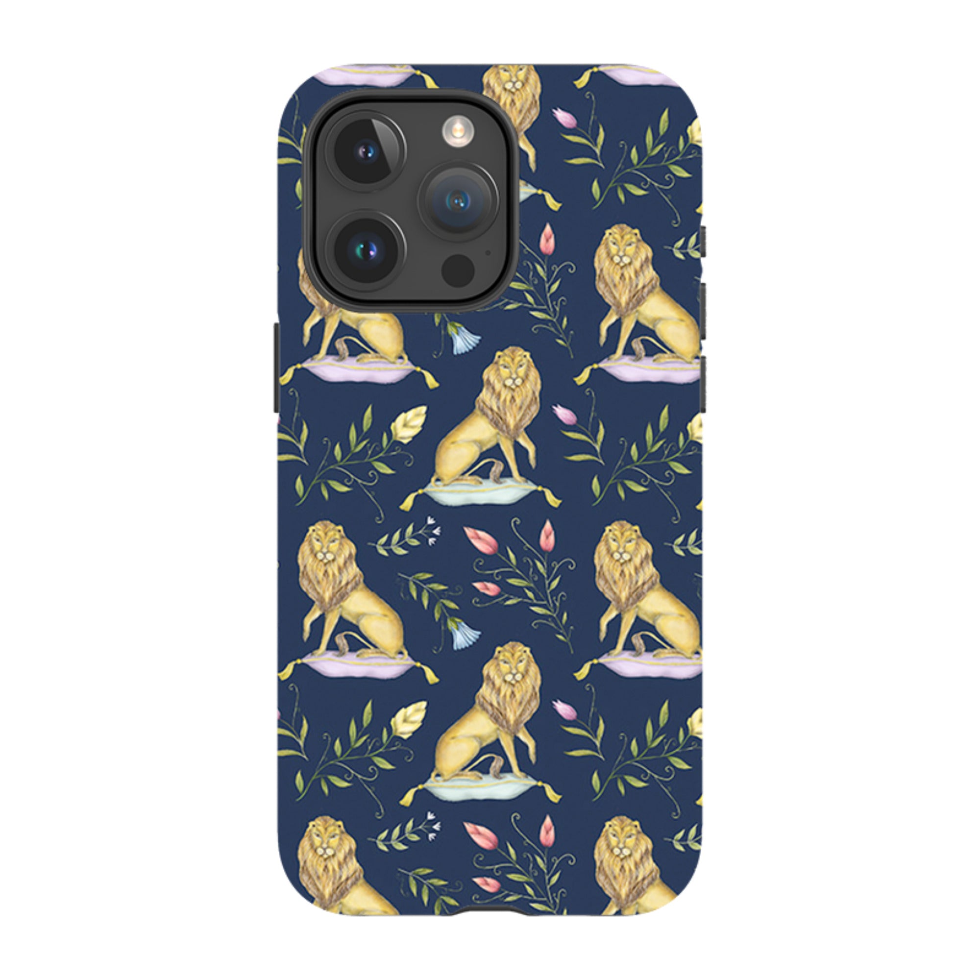 iPhone Tough Case - Leo Et Flores Navy By Catherine Rowe