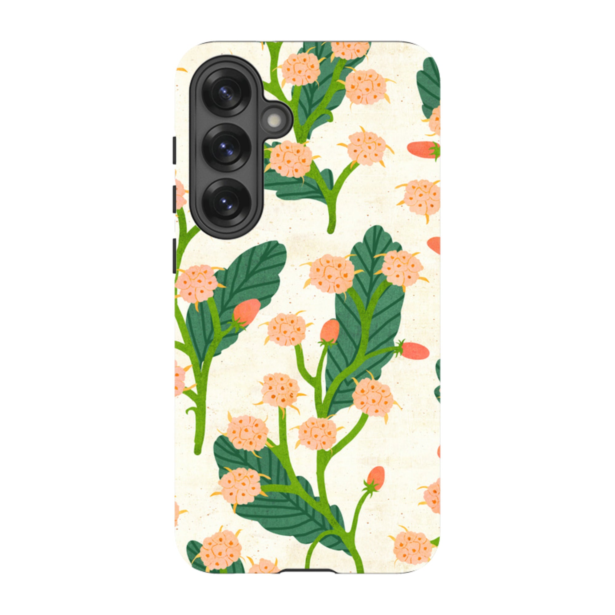 Samsung Tough Case - Summer Seeds Cream By Katherine Quinn