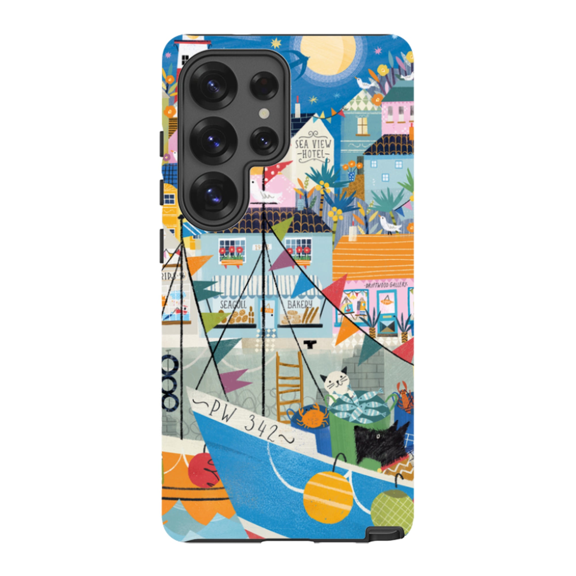 Samsung Tough  Case - Night Harbour 1 By Ali Brookes