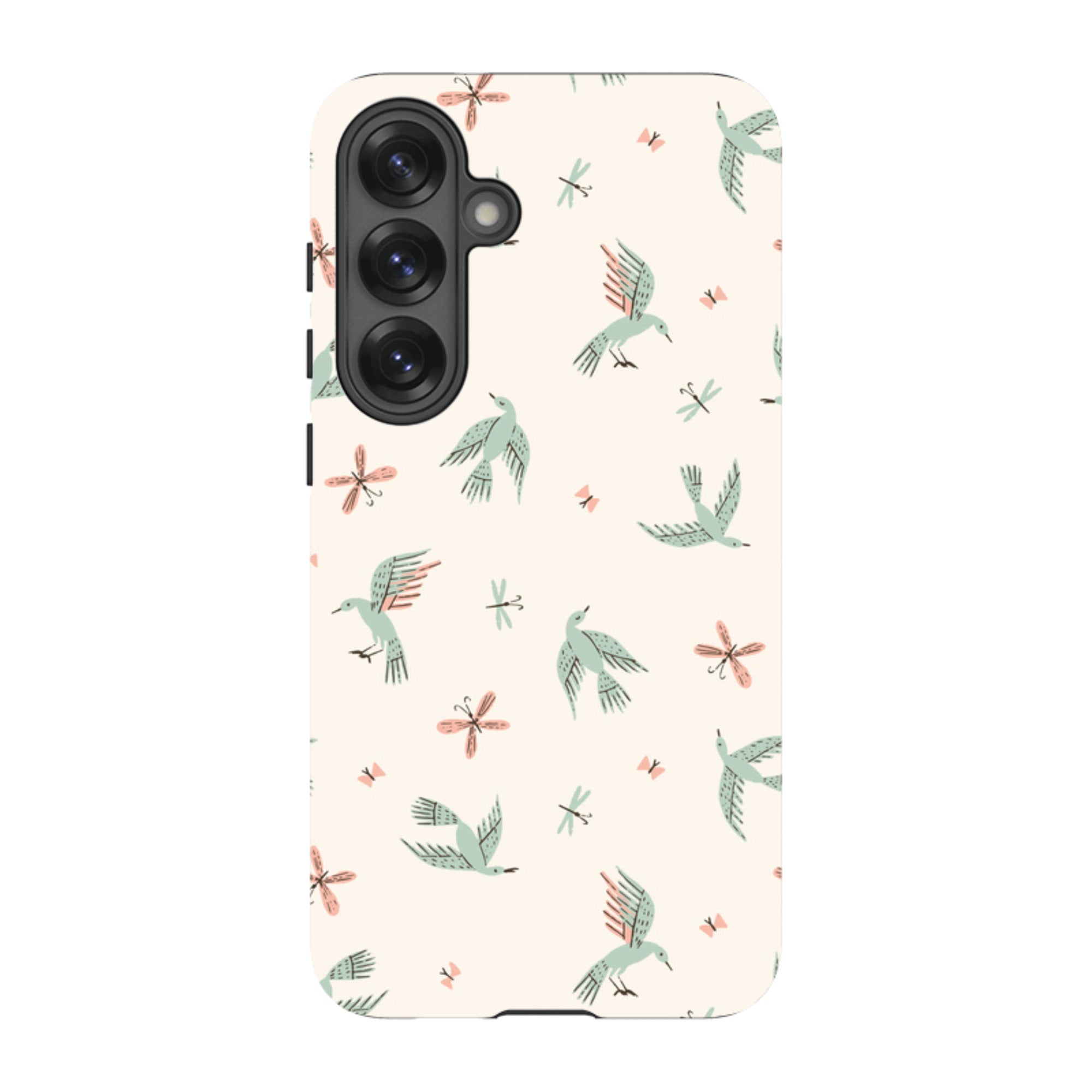Samsung Tough Case - Birds And Butterflies Cream By Meghann Rader