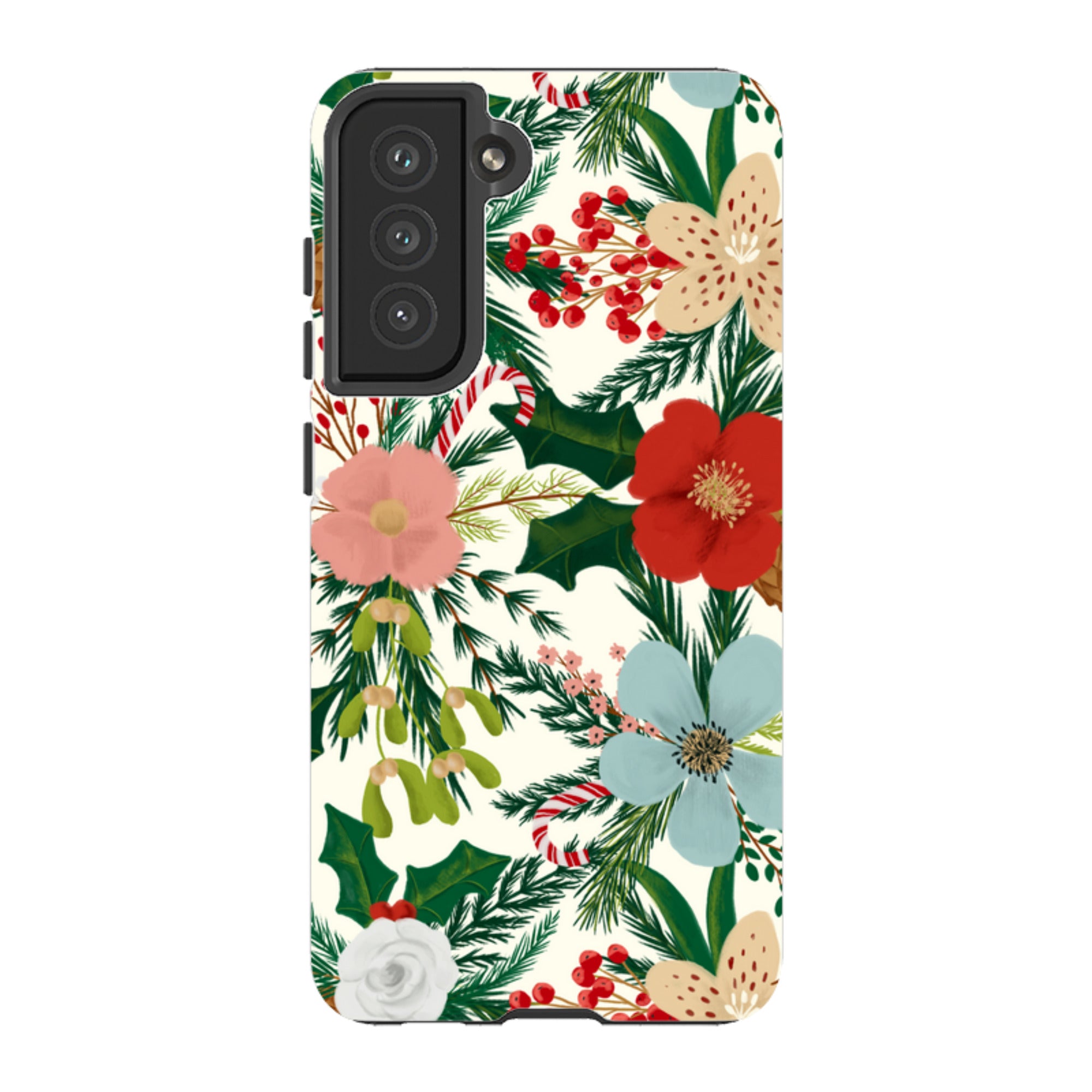 Samsung Tough Case - Christmas Florals By Abby Jacobs
