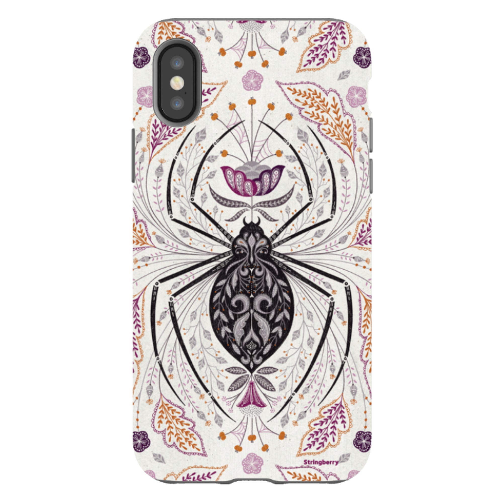 iPhone Tough Case - Spider By Jenny Zemanek