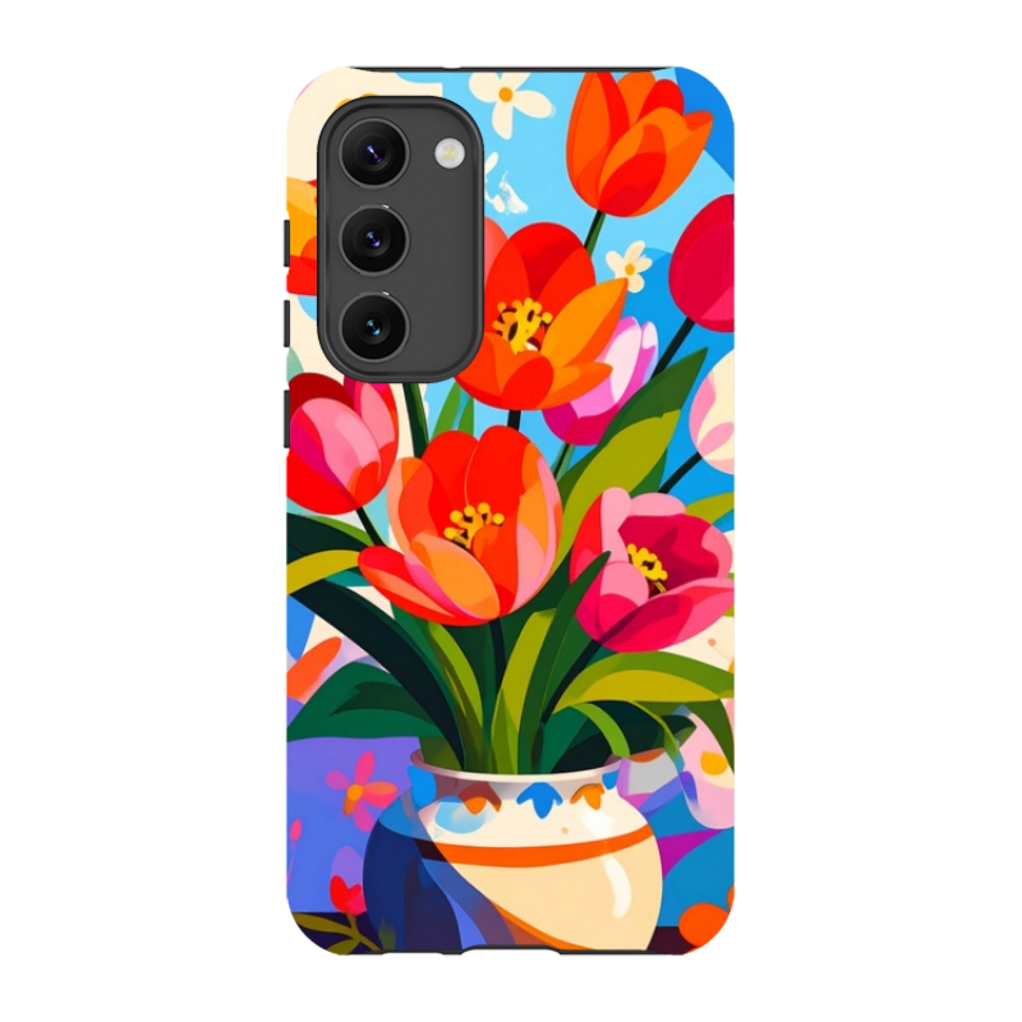Samsung Tough Case - Tulip Pot Floral