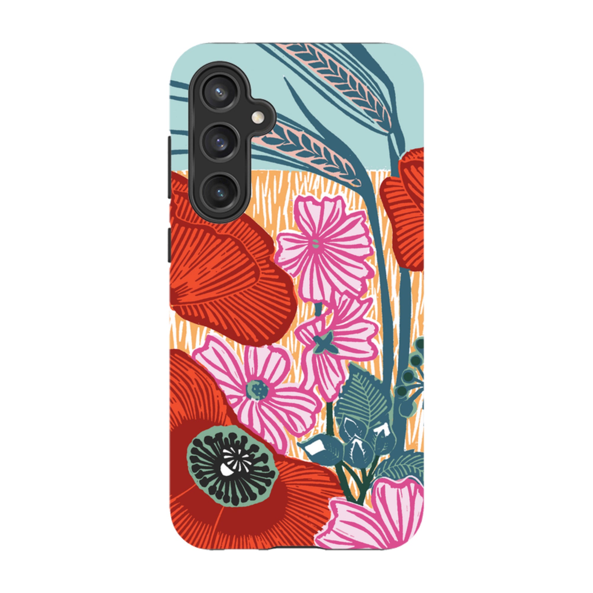 Samsung Tough Case - Wild Poppies By Kate Heiss