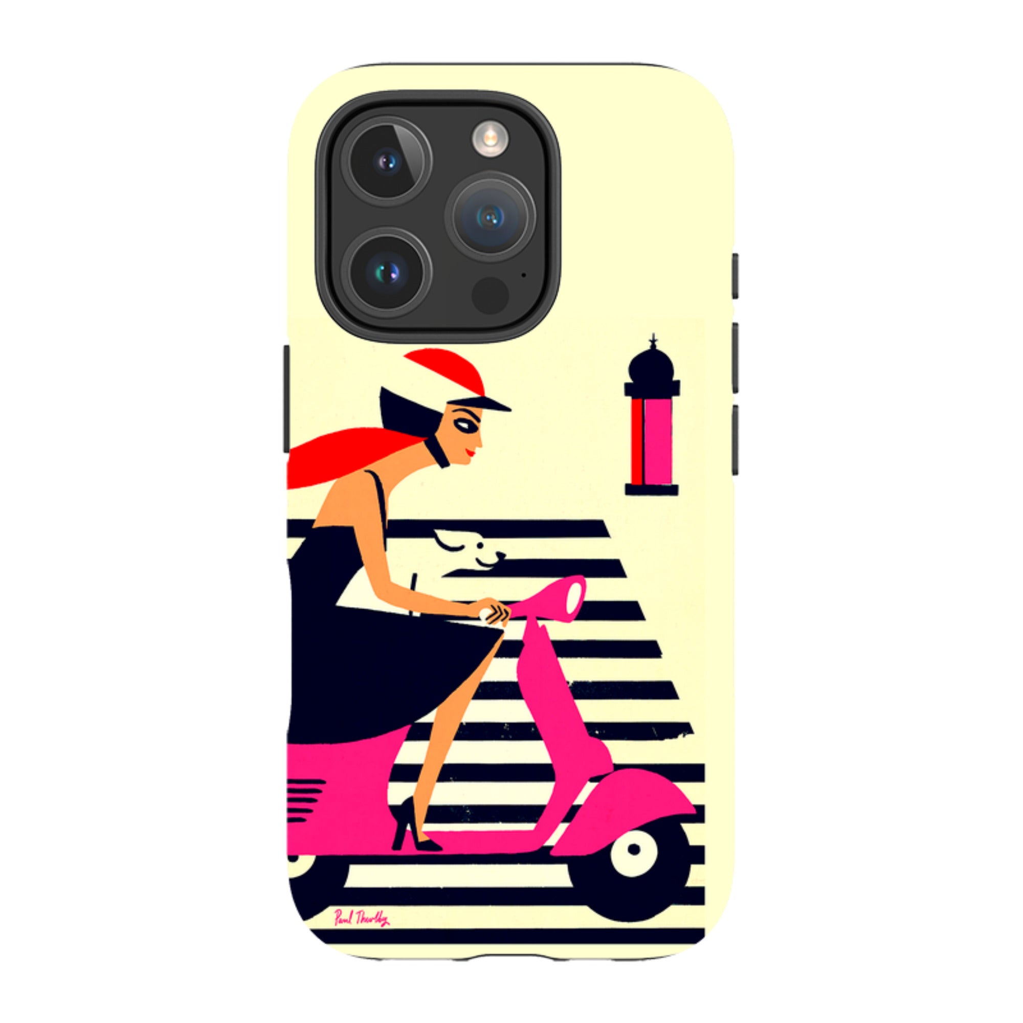 iPhone Tough Case - Vespa By Paul Thurlby