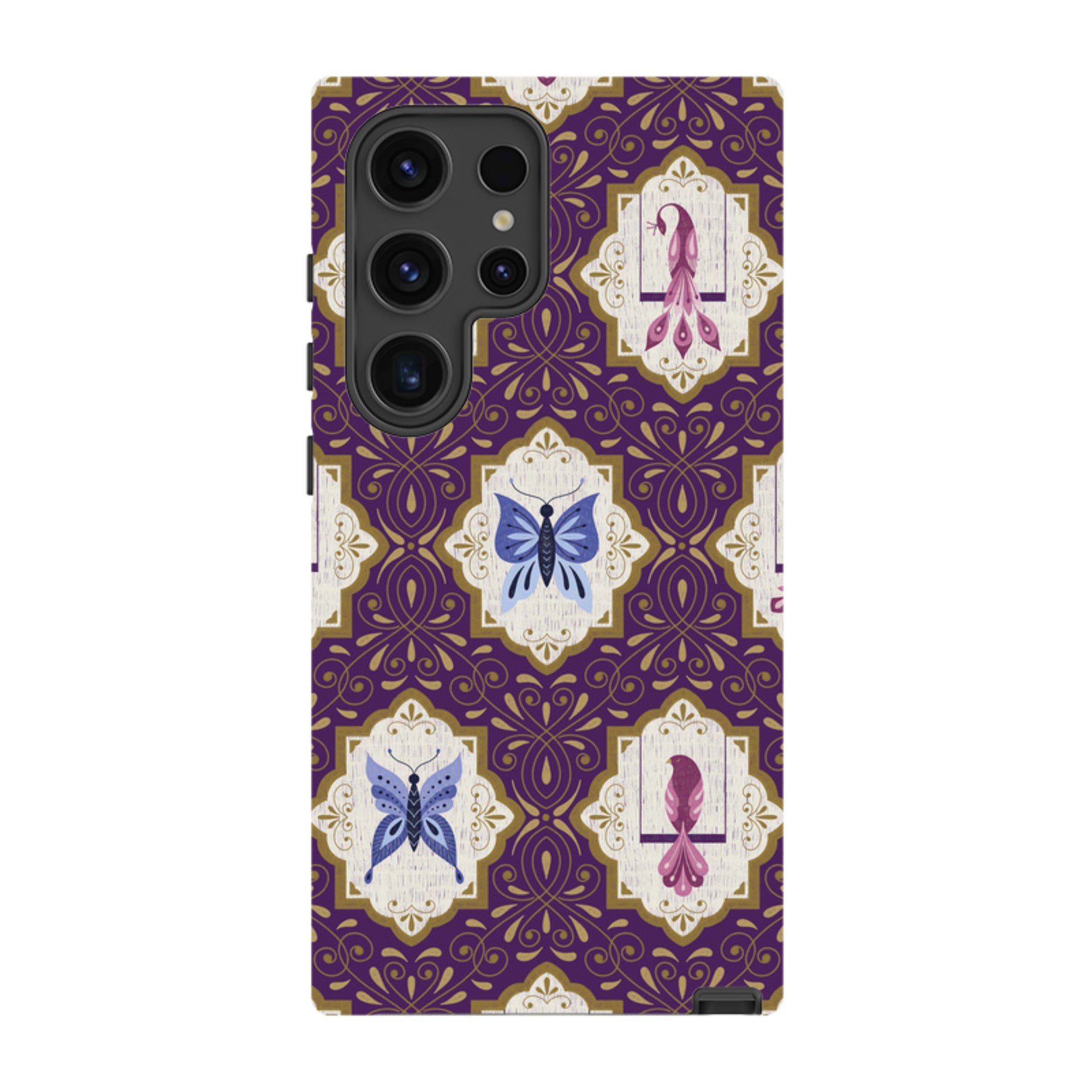 Samsung Tough Case - Wingframes Purple By Jenny Zemanek