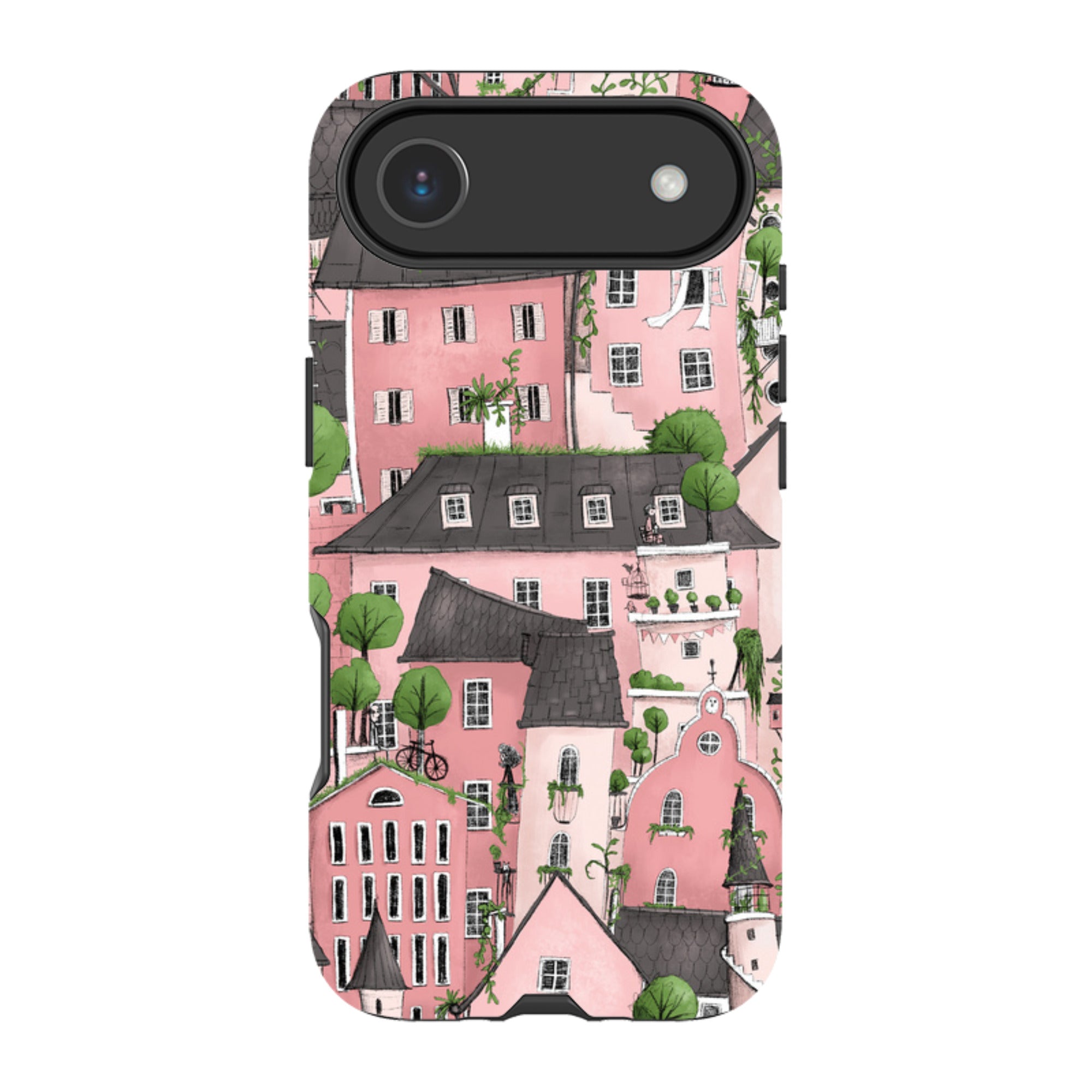 iPhone Tough Case - Pink City By Maja Lindberg