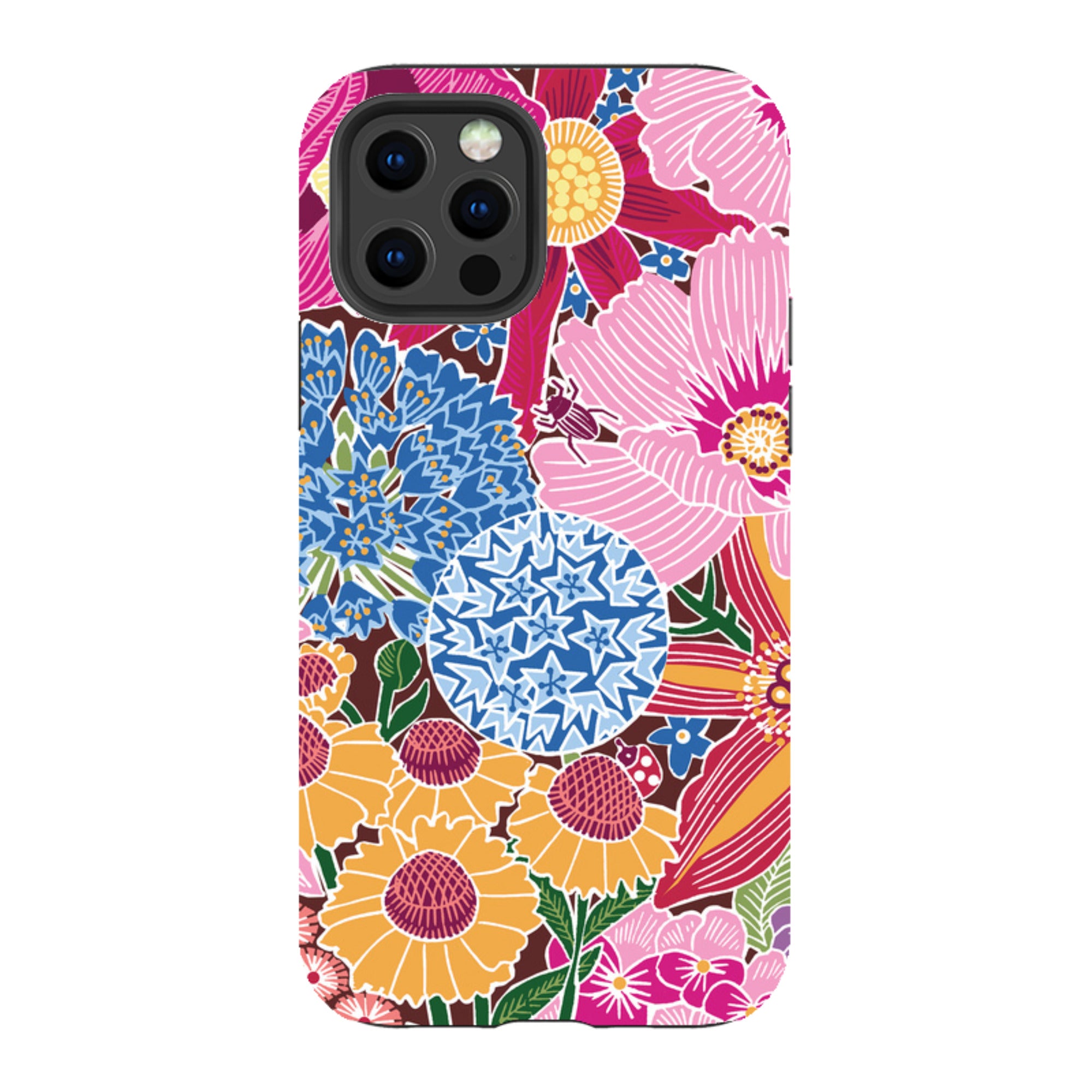 iPhone Tough Case - Jigsaw Floral 2 By Kate Heiss