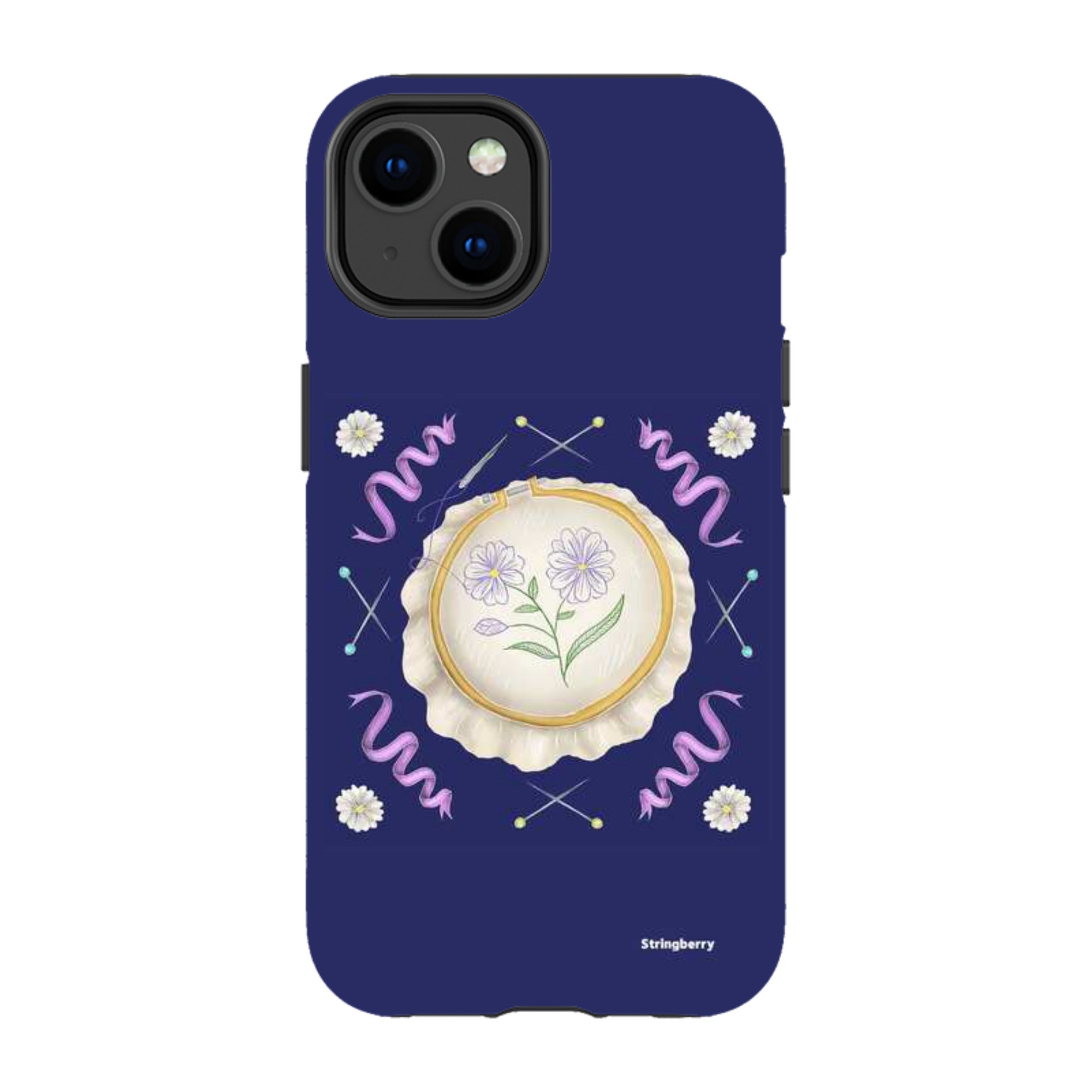 iPhone MagSafe Tough Case -  Daisy Needlework By Catherine Rowe
