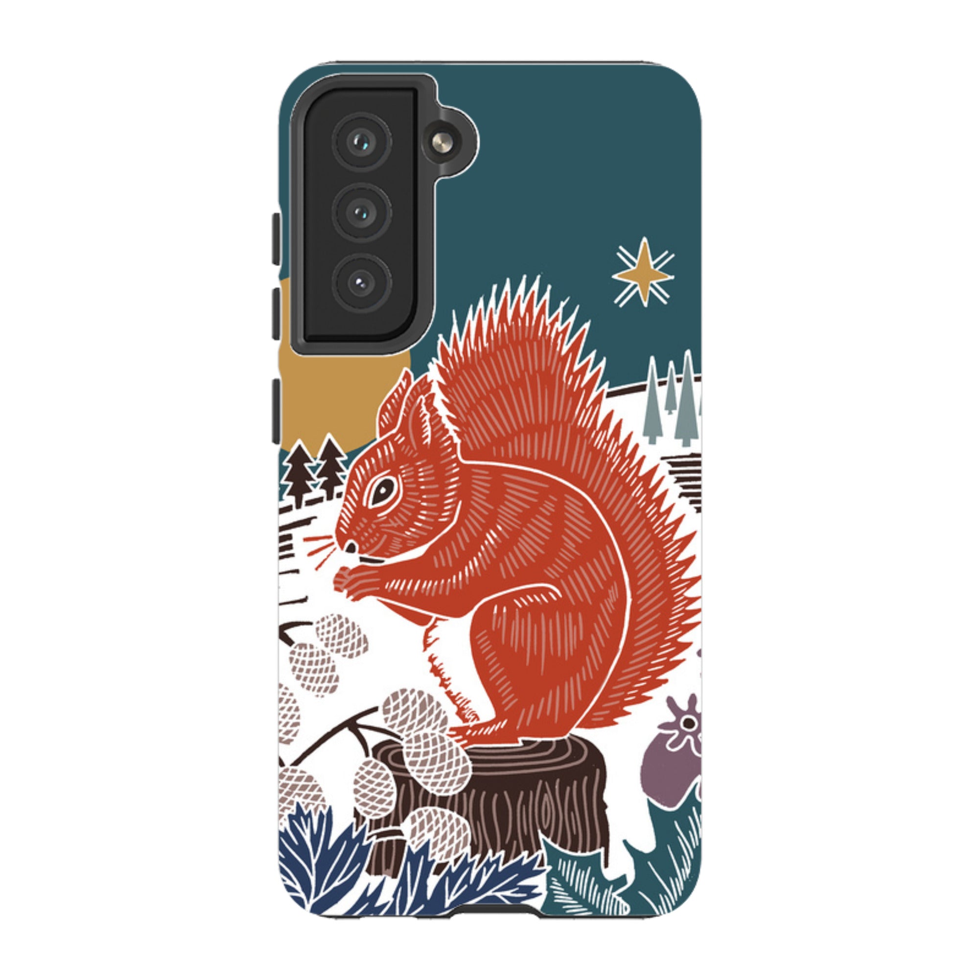 Samsung Tough Case - Winter Squirrel By Kate Heiss