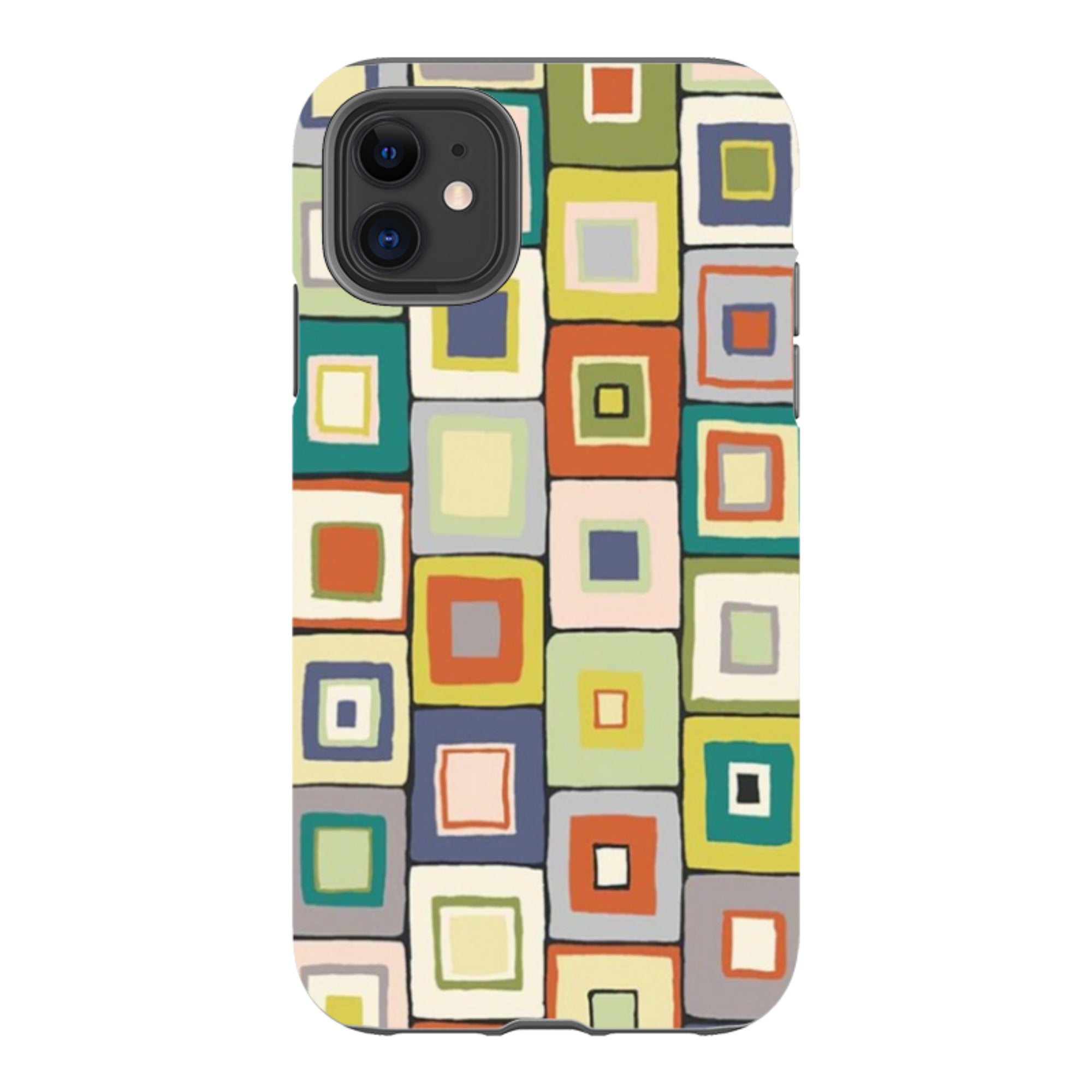 iPhone Tough Case - Atelier Blanket Squares Urbane By Sarah Campbell