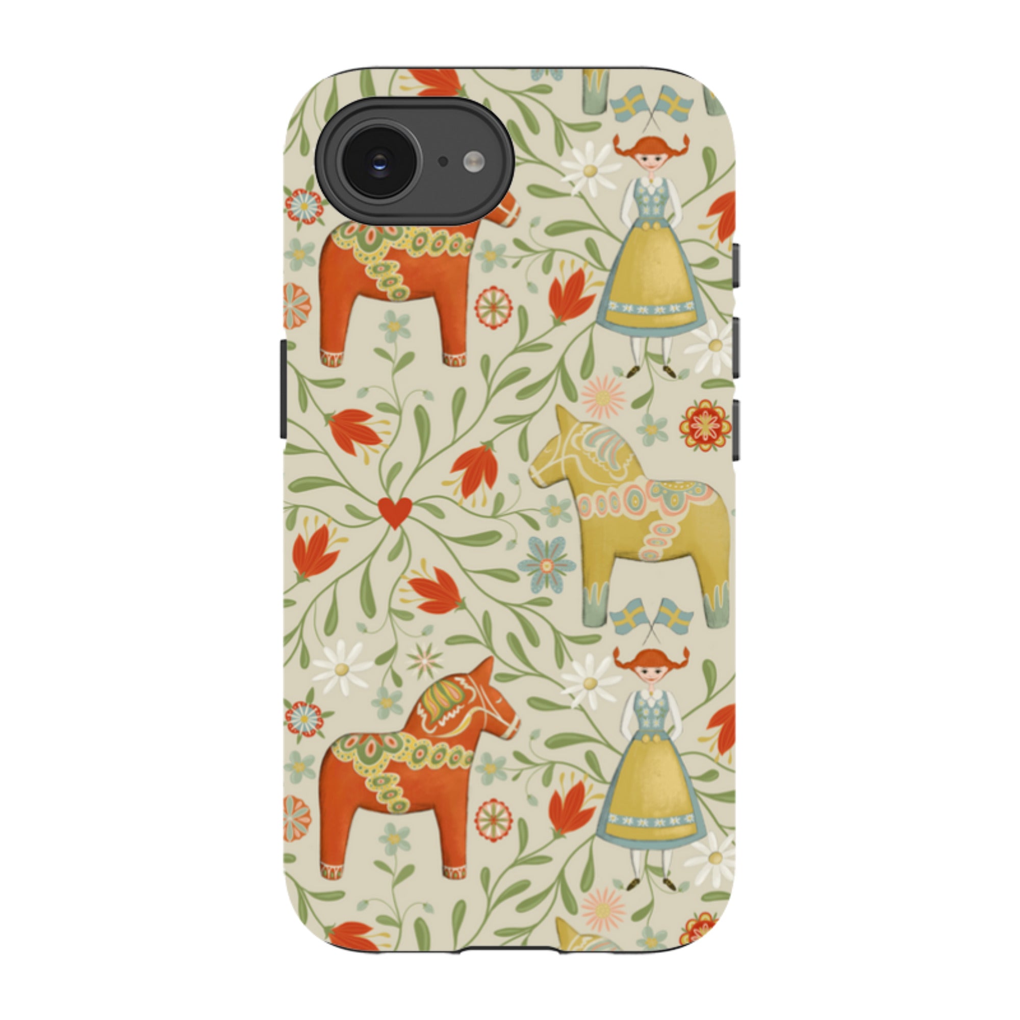 iPhone Case - Dala Horse By Maja Lindberg