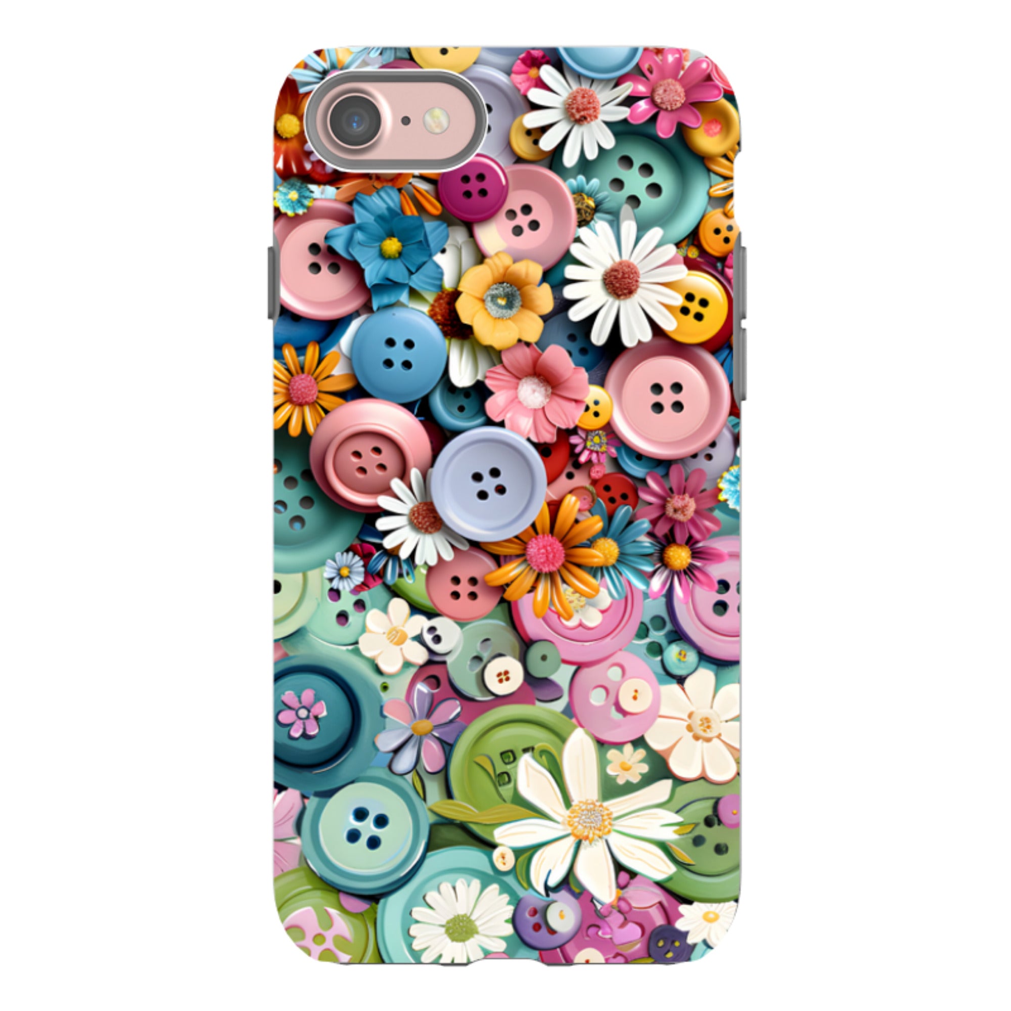 iPhone Case - Floral Buttons