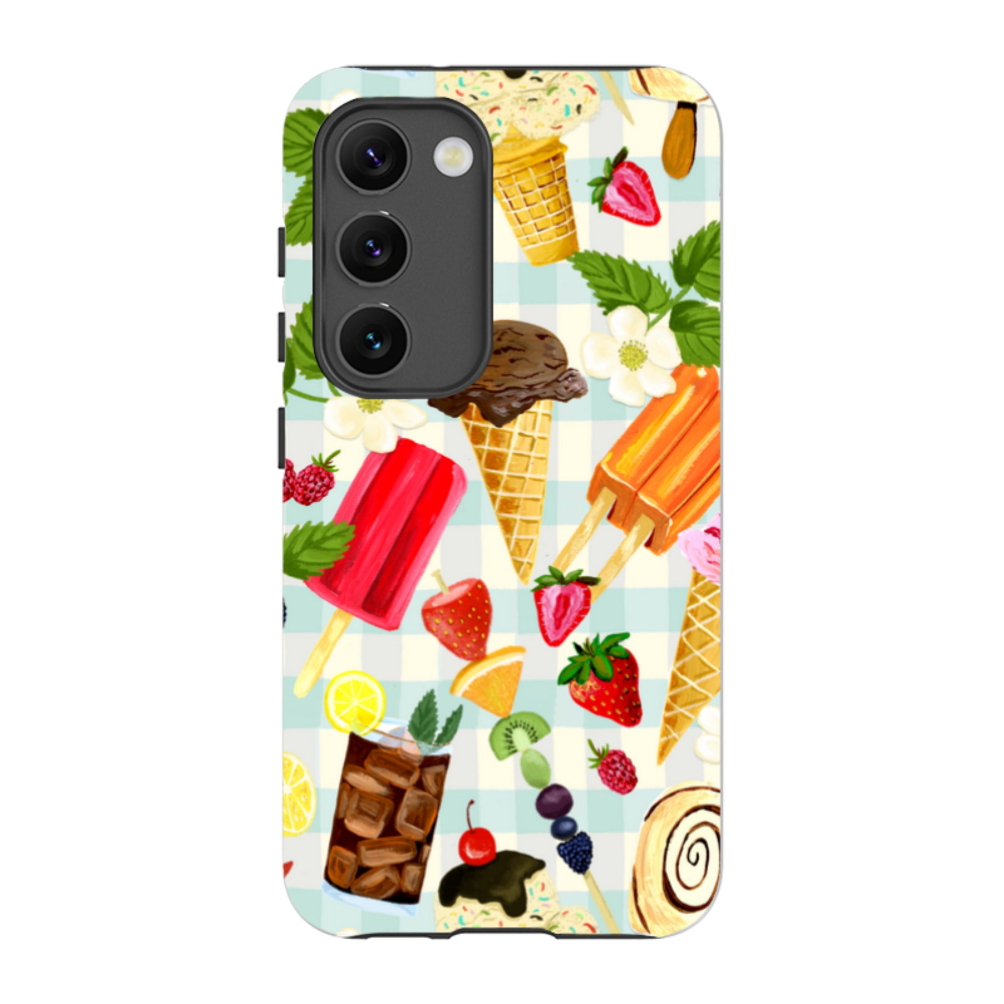 Samsung Tough Case - Ice Floral By Abby Jacobs