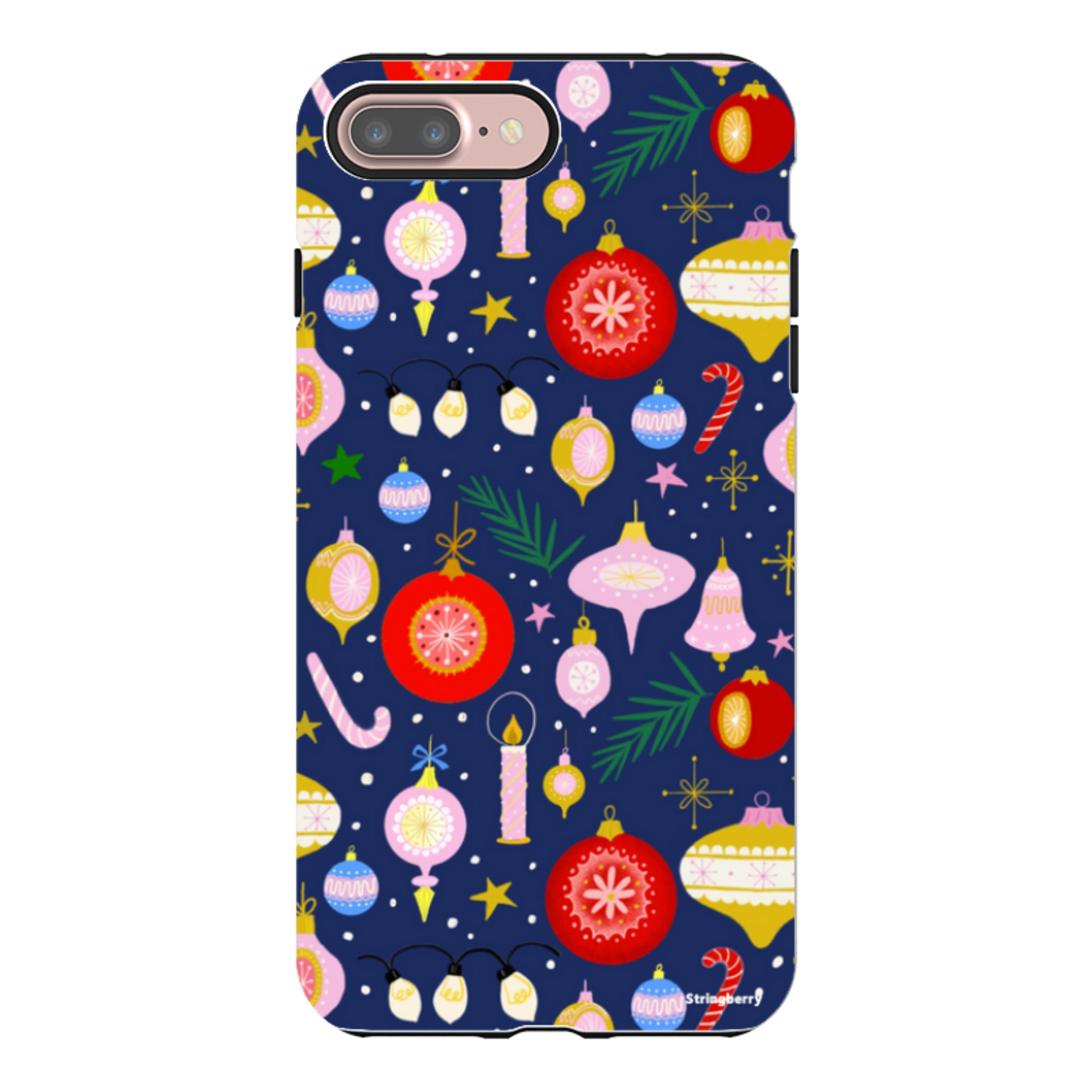 iPhone Tough Case - Xmas Pattern II By Bex Parkin