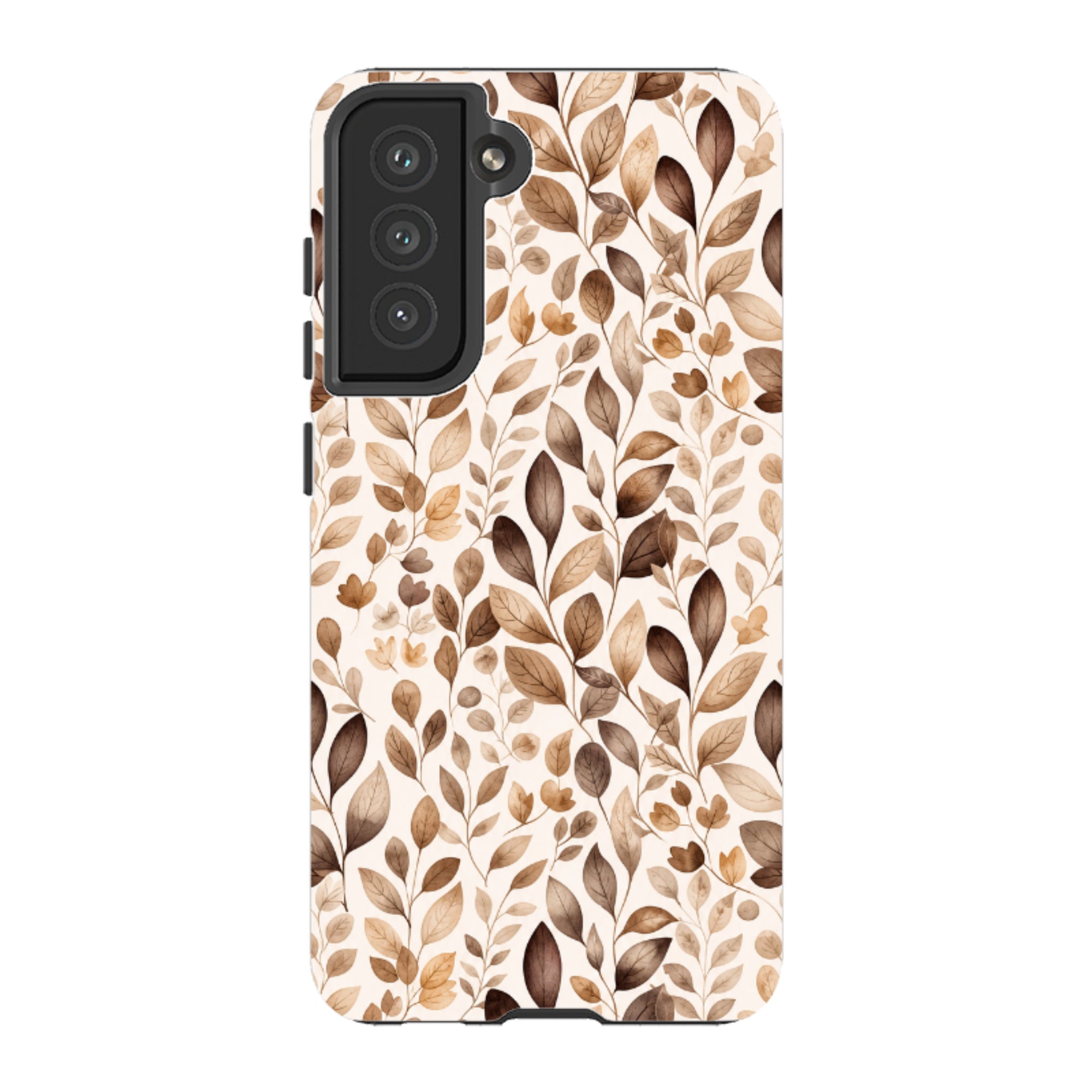 Samsung Tough Case - Beige Aesthetic Leaves
