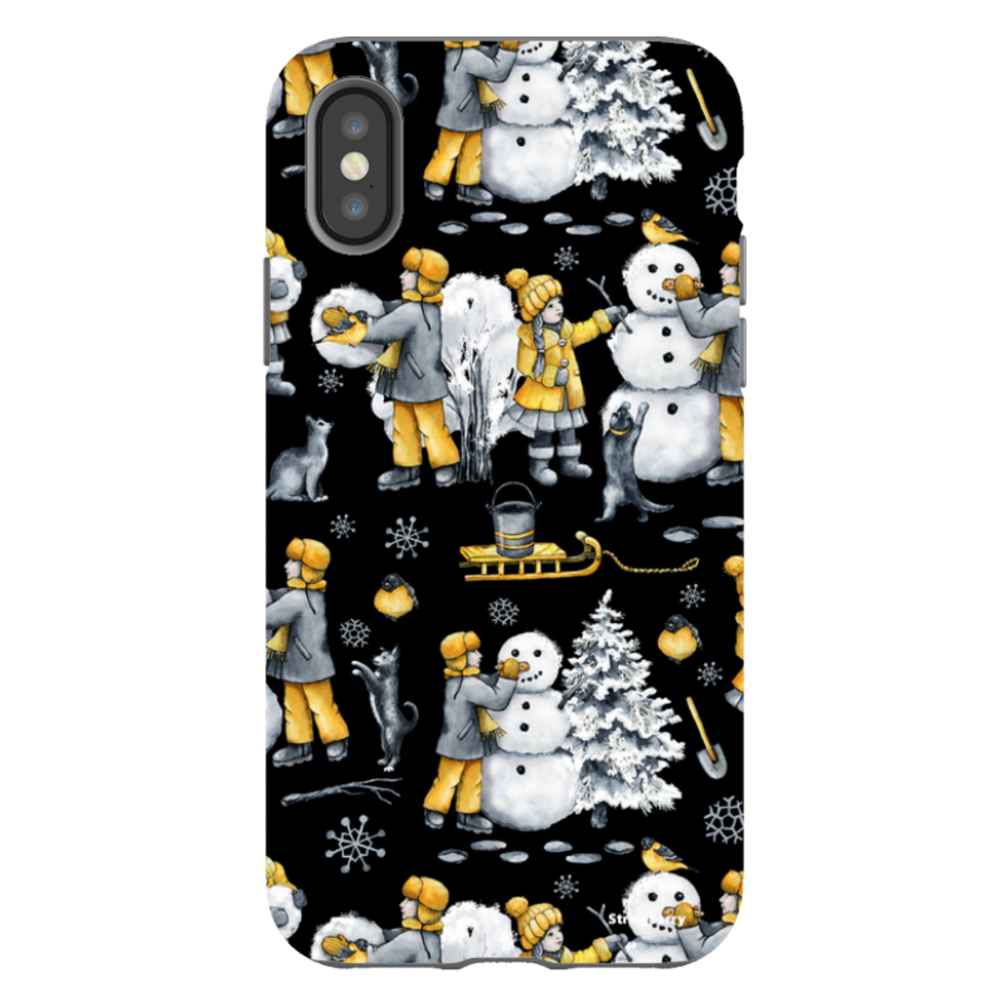 iPhone Tough Case - Me And Snowman