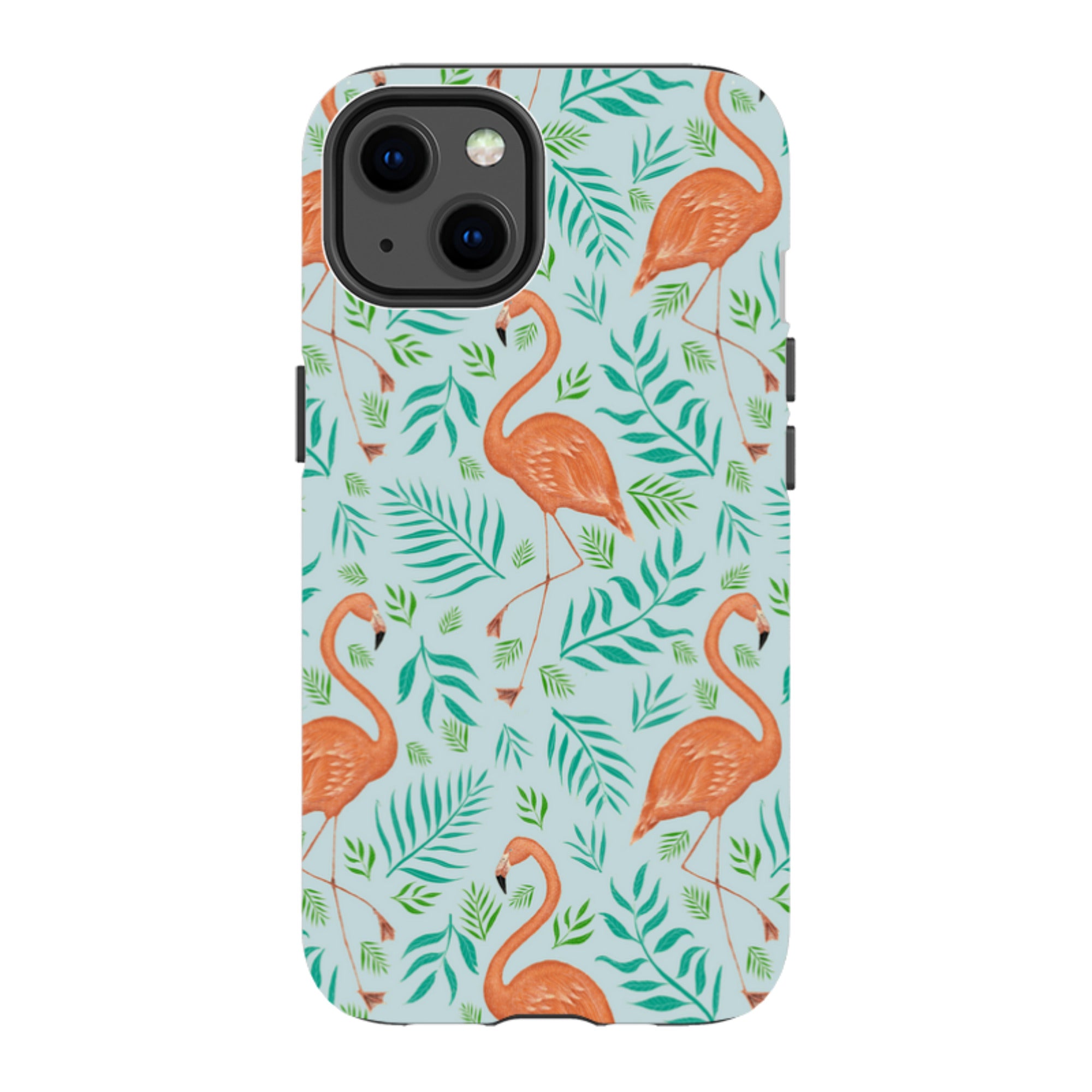 iPhone MagSafe Tough Case -  Flamingo Pattern By Catherine Rowe