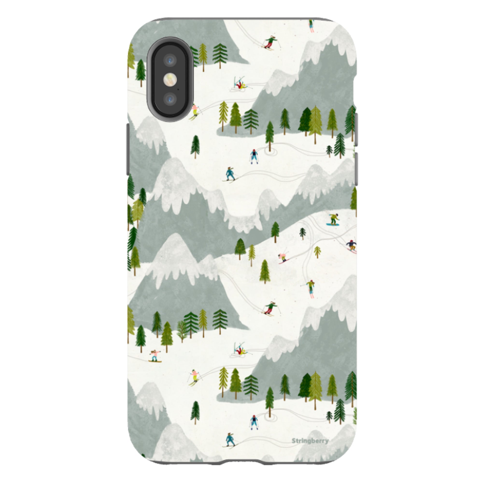iPhone Tough Case - Winter Landscape I By Katherine Quinn