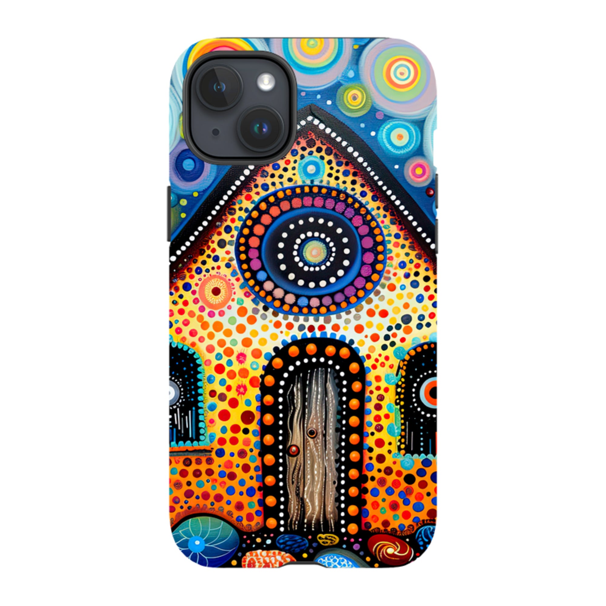 iPhone Case - Folk Art House III