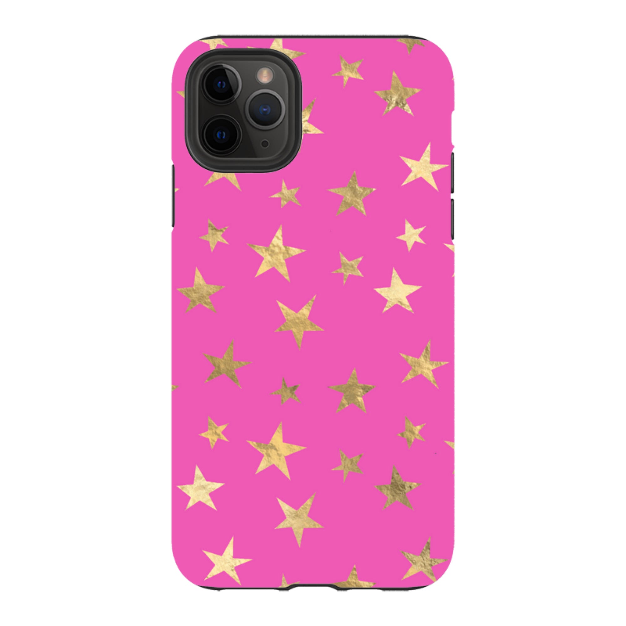 iPhone Tough Case - Pink and Gold Stars