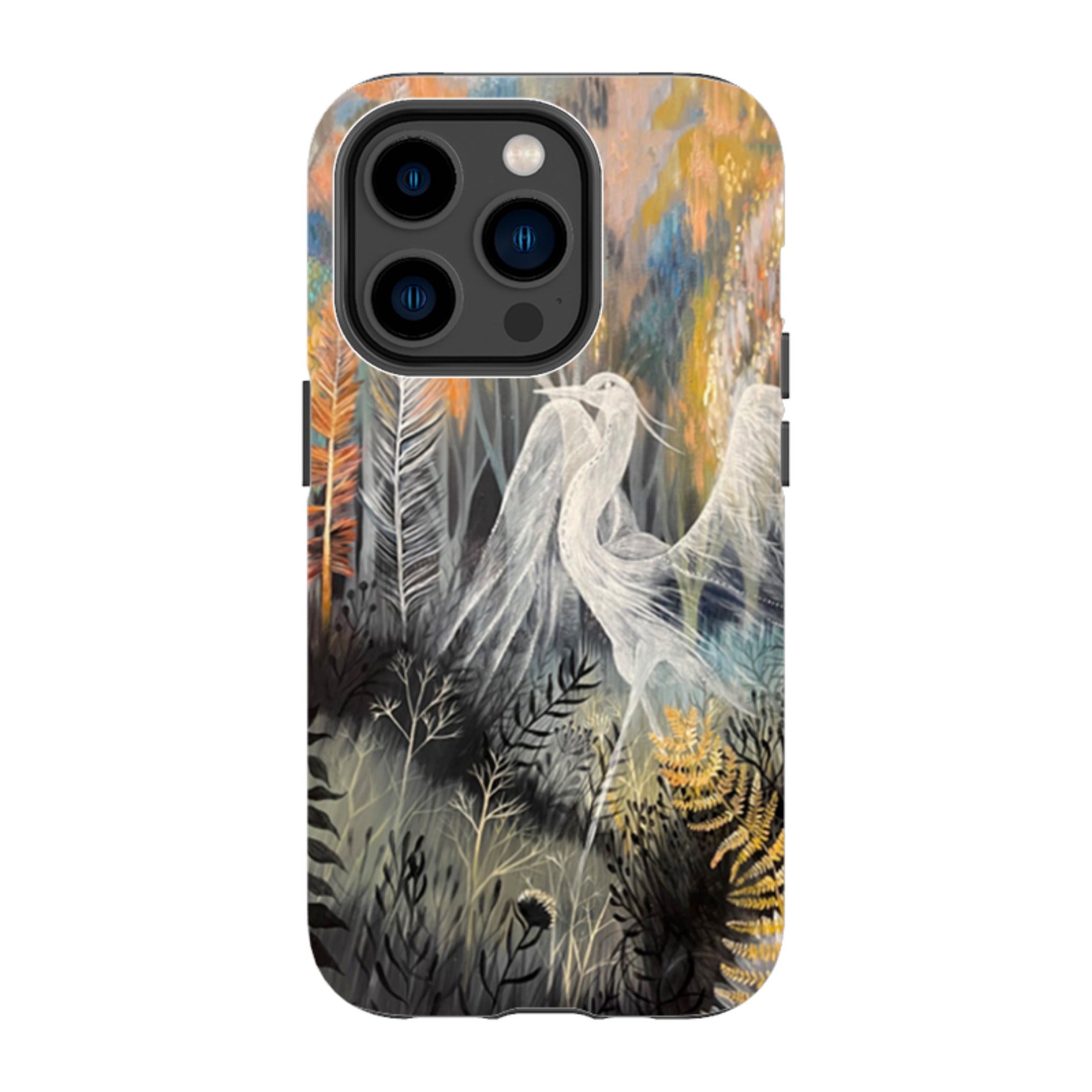 iPhone MagSafe Tough Case -  Ghost Heron By Mia Underwood