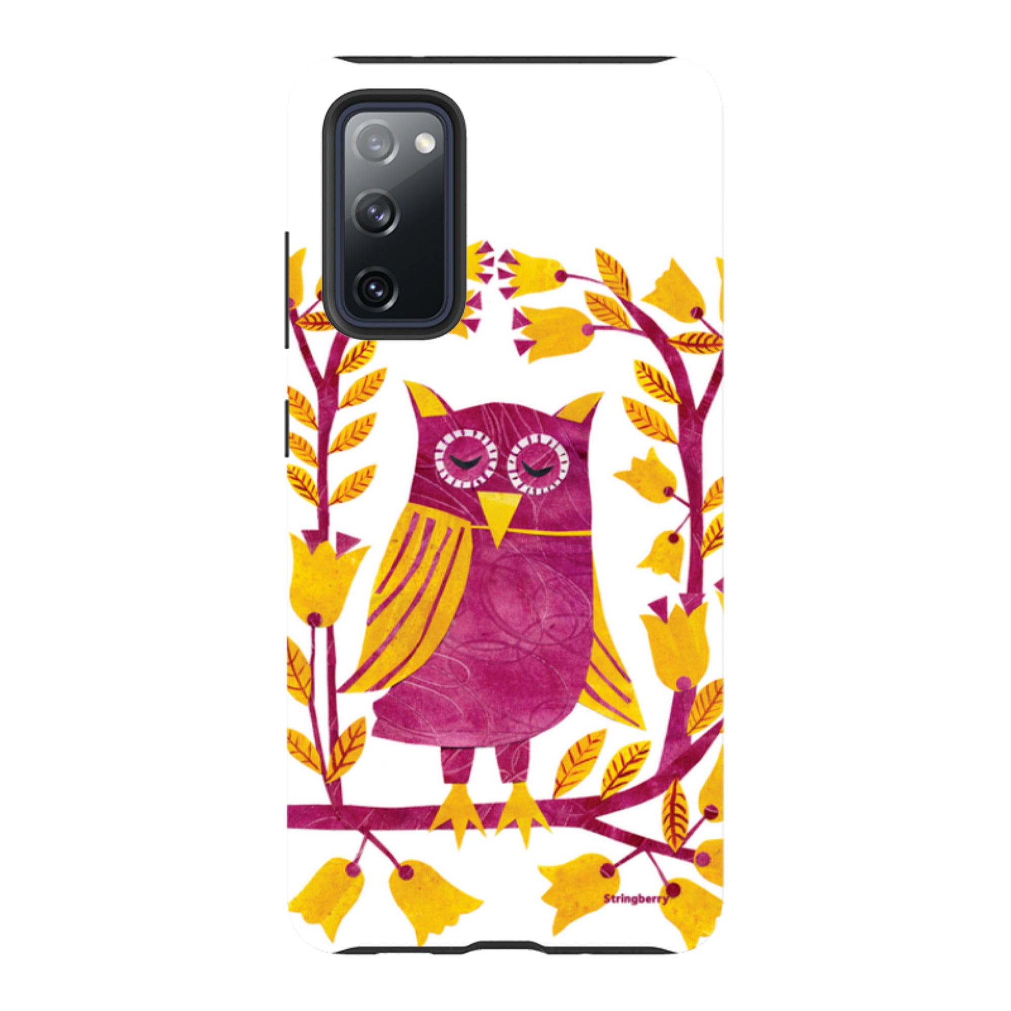 Samsung Tough Case - Folk Owl By Tracey English