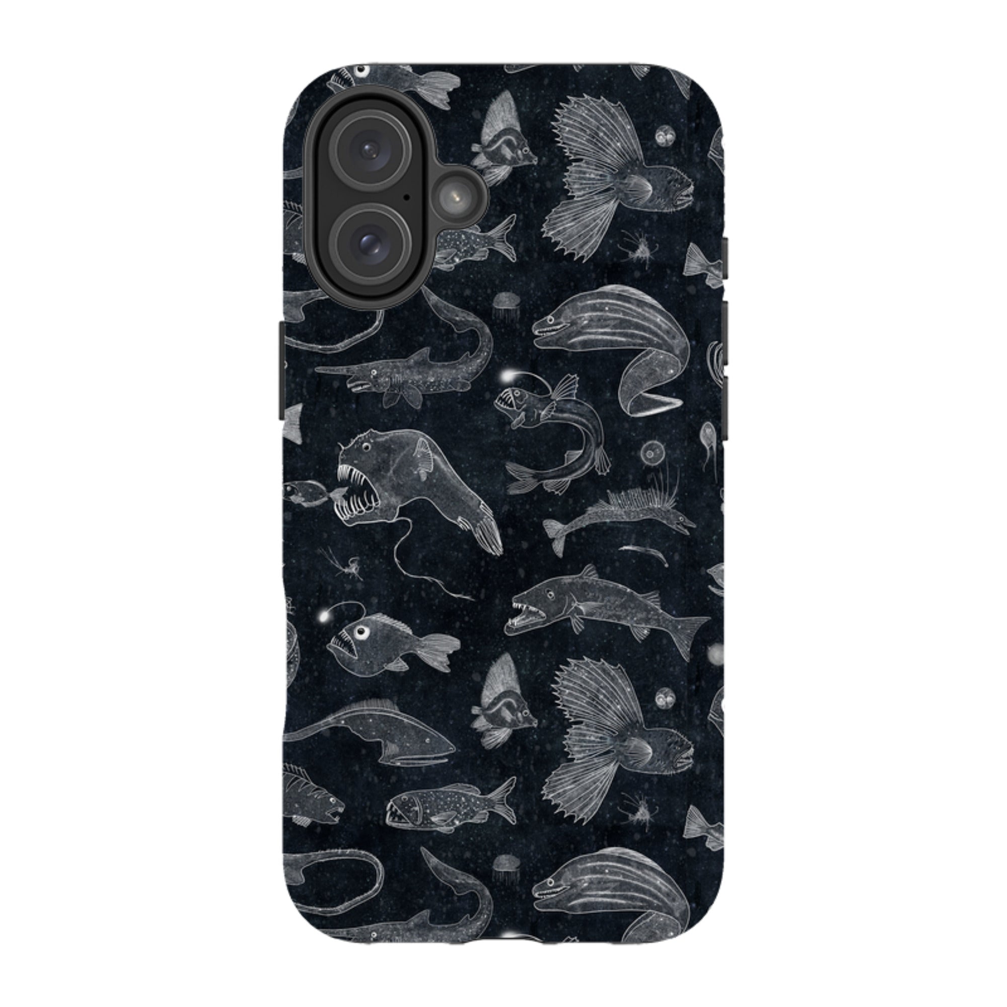 iPhone Tough Case - Biters Line Drawing By Katherine Quinn