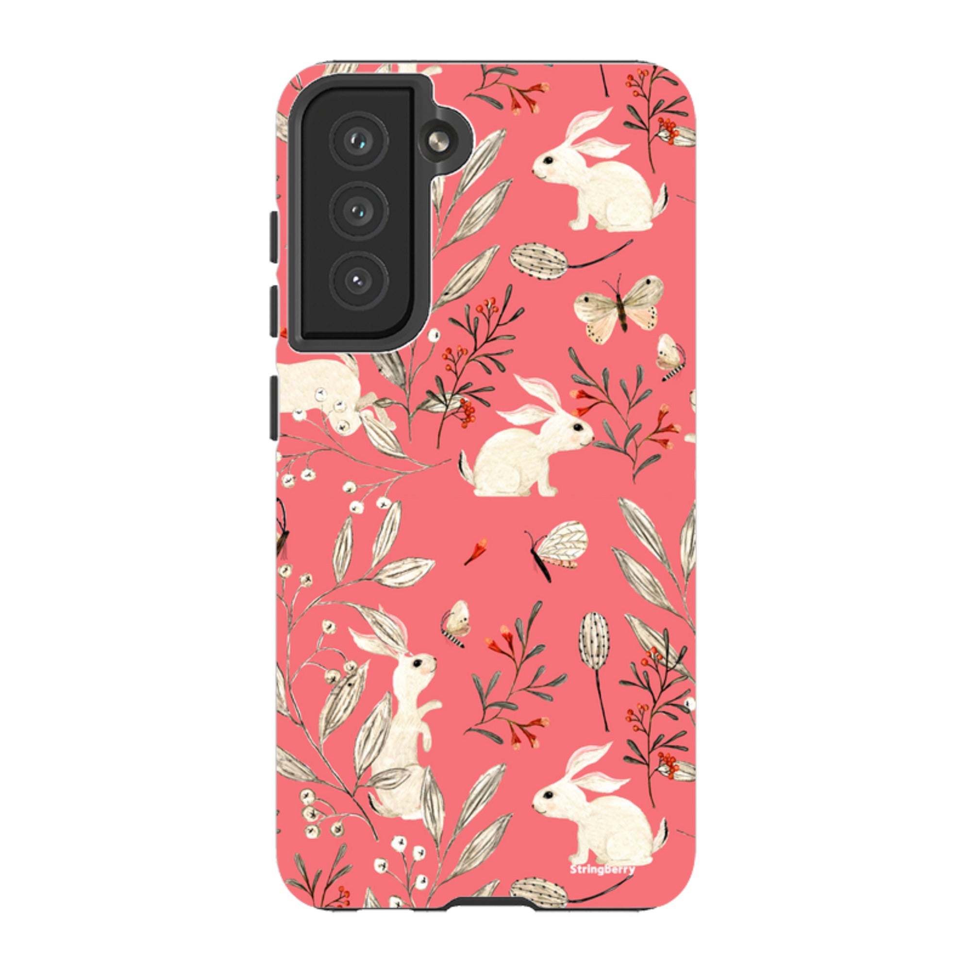 Samsung Tough Case - Bunnies Raspberries By Katherine Quinn