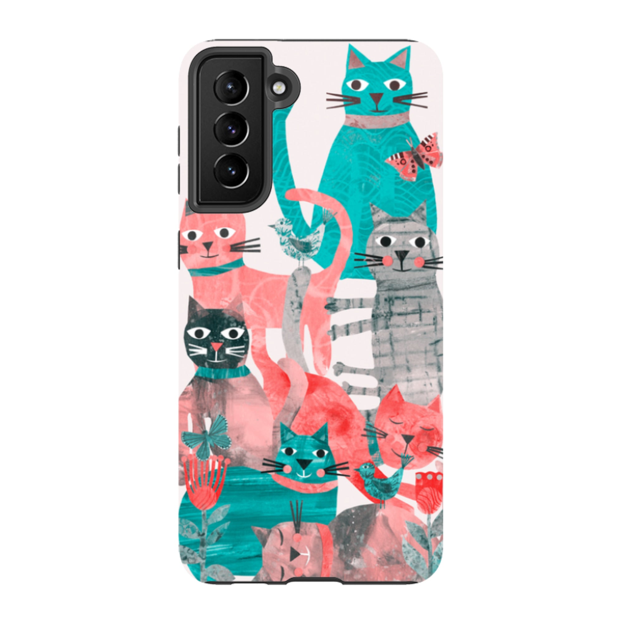 Samsung Tough  Case - Cat Party II By Tracey English