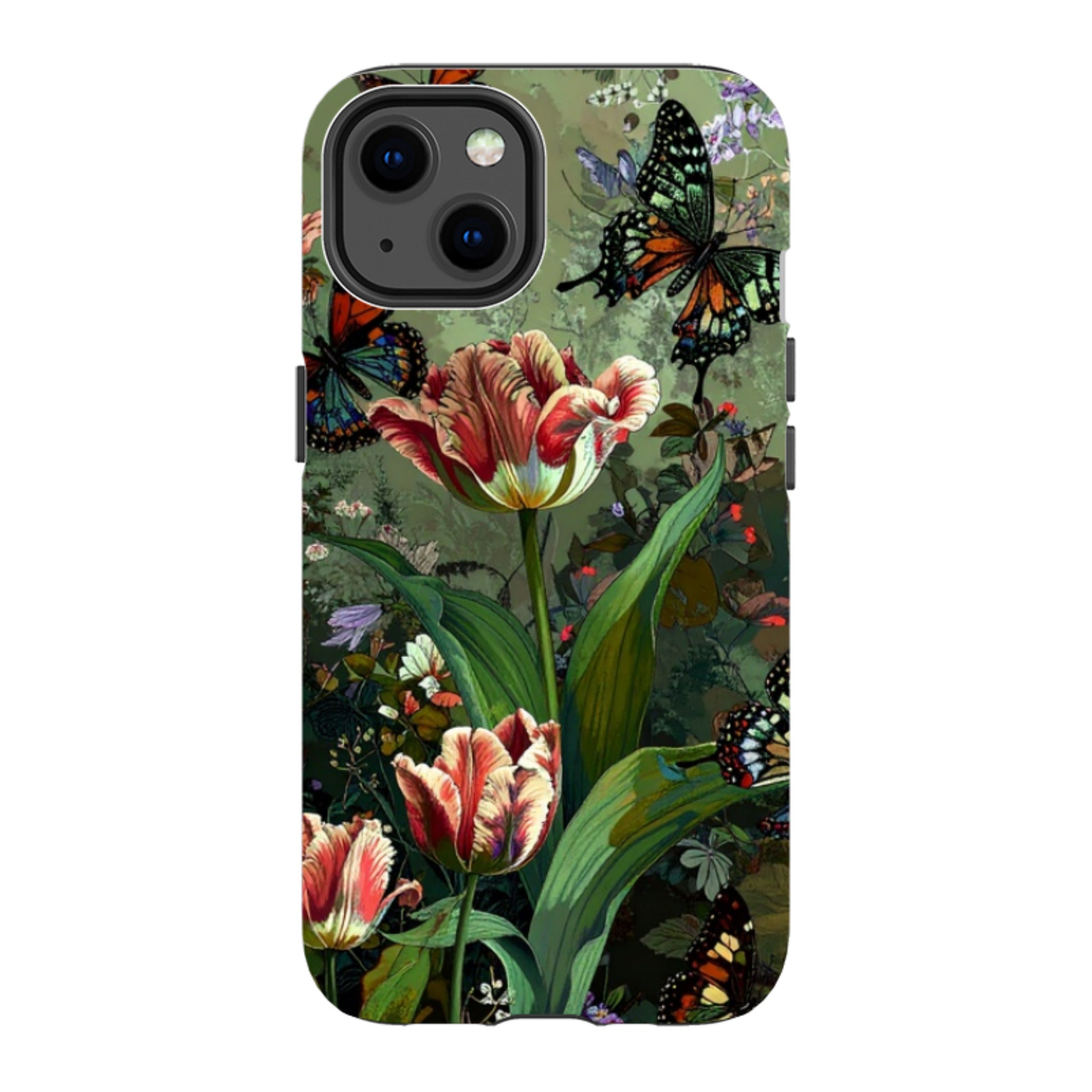iPhone MagSafe Tough Case - Green Vyne Butterflies