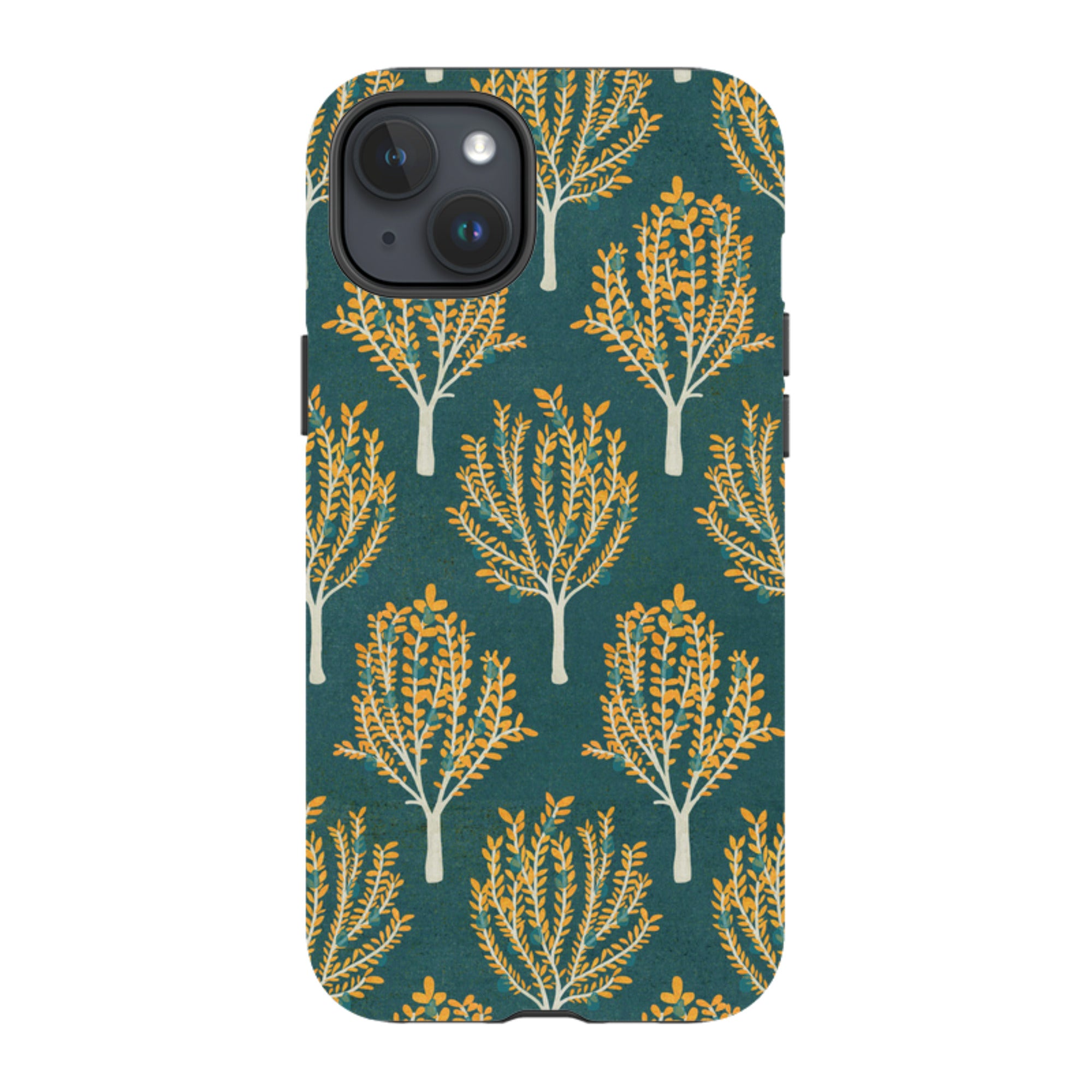 iPhone MagSafe Tough Case - Pear Trees Teal By Katherine Quinn