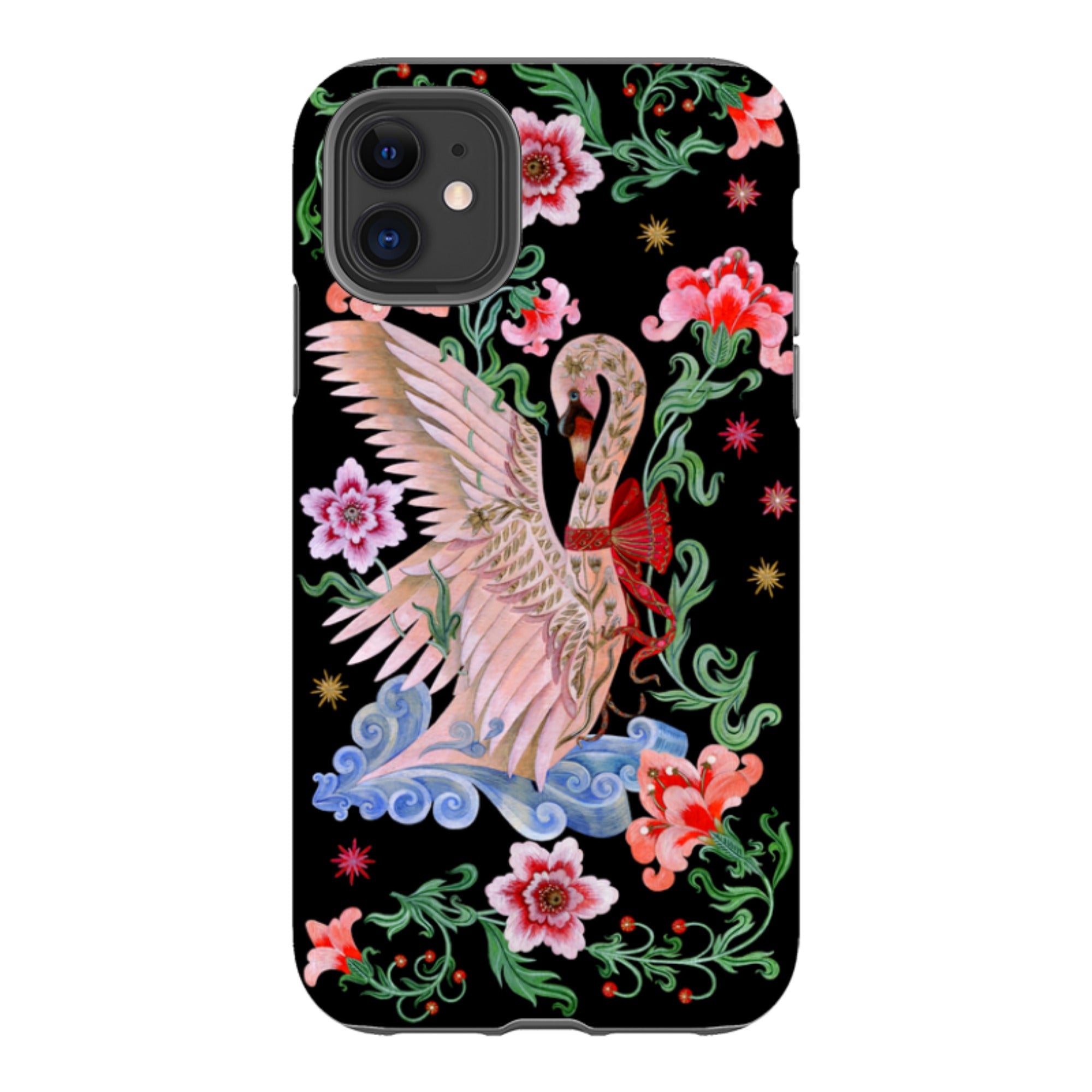 iPhone Tough  Case - Seven Swans A Swimming By Maria Matos