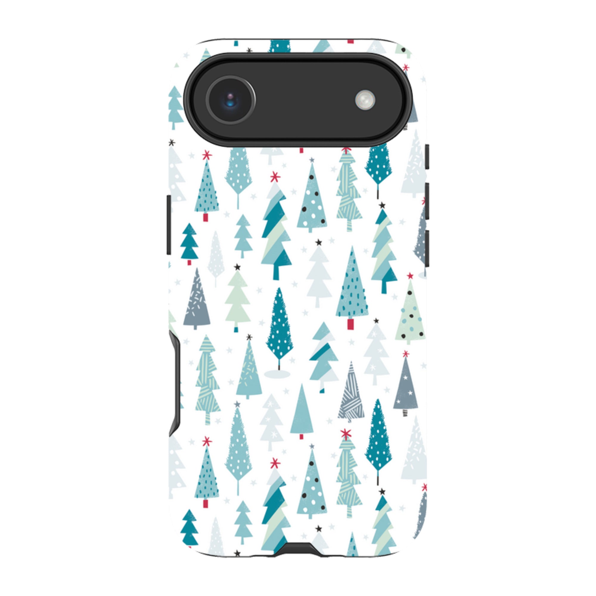 iPhone Tough Case - Little Xmas Trees By Ali Brookes