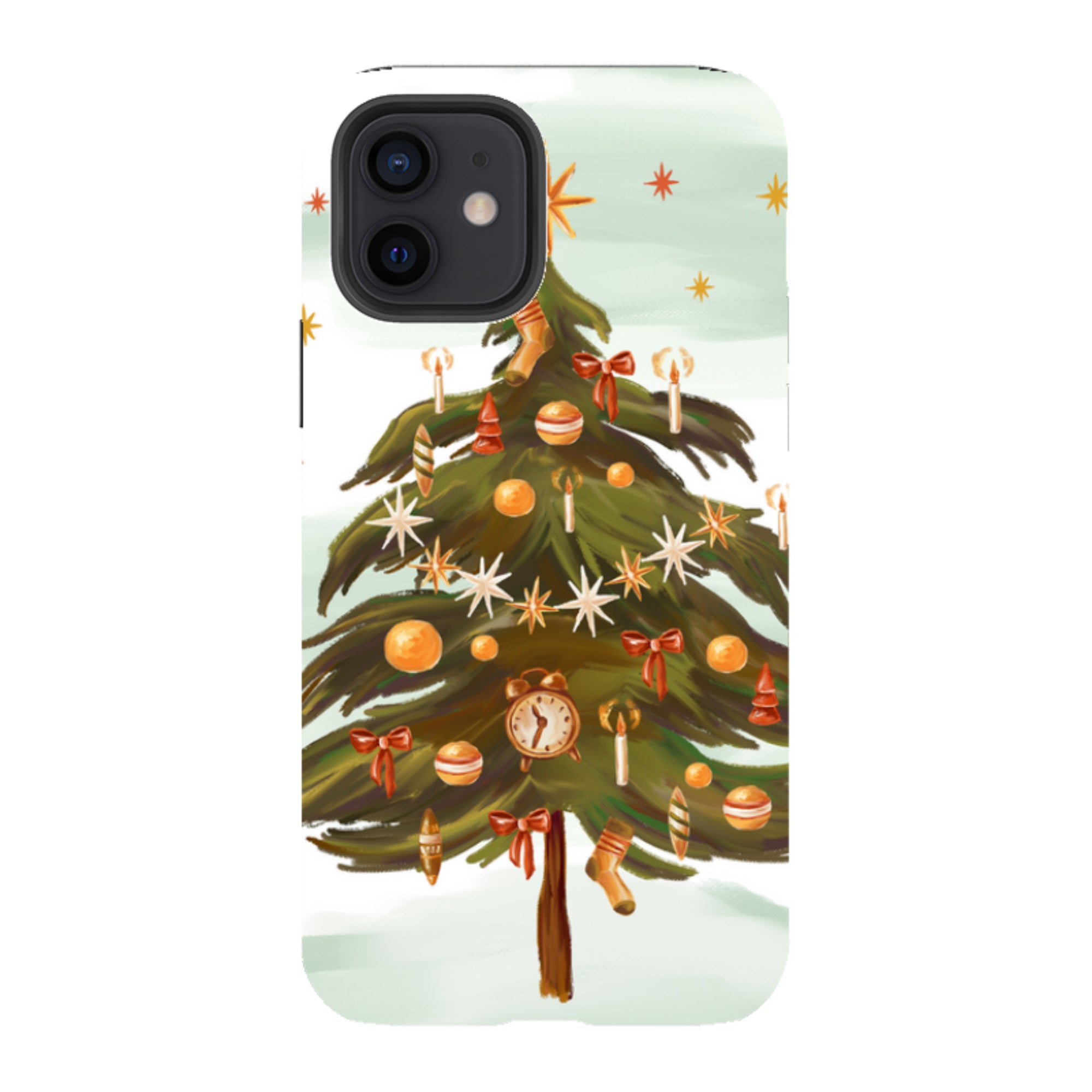 iPhone Tough Case - Outdoor Xmas Tree