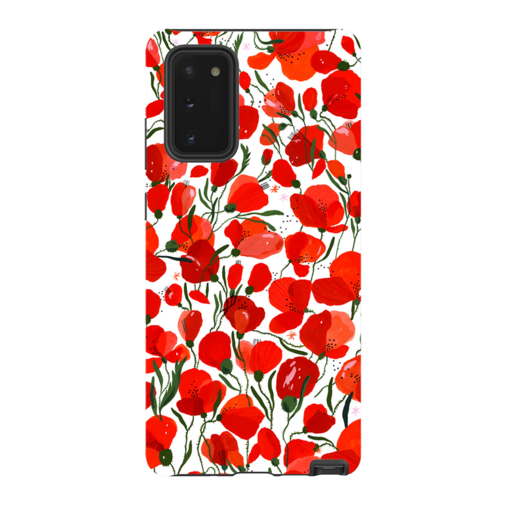 Samsung Tough Case - Poppies Pattern By Madalina Andronic
