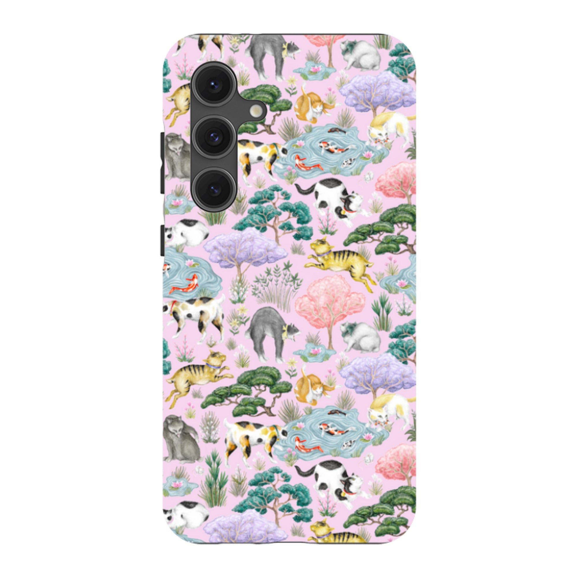 Samsung Tough  Case - Cat Garden By Catherine Rowe