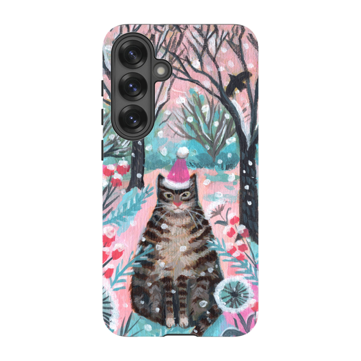 Samsung Tough Case - Snow Tabby By Mary Stubberfield