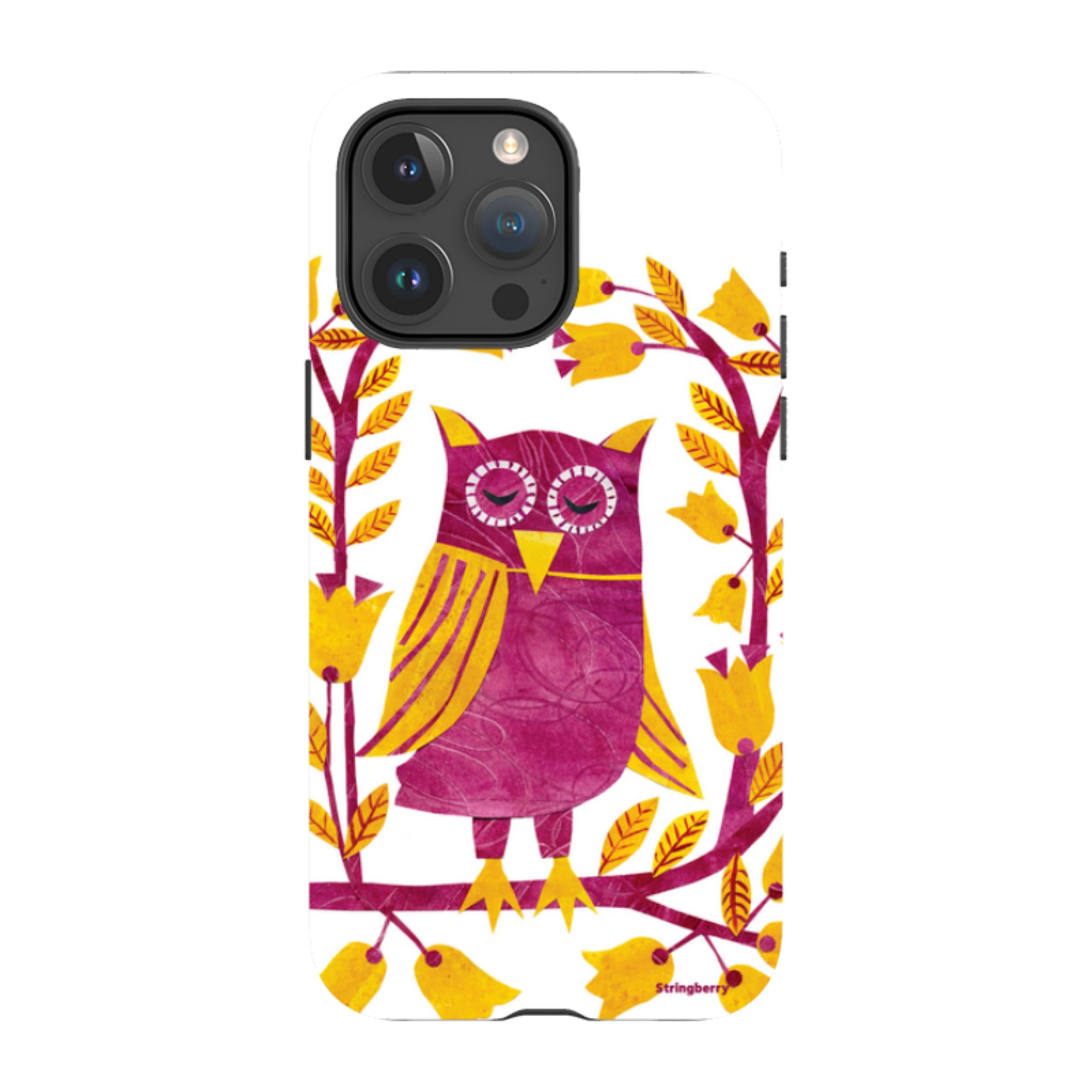 iPhone MagSafe Tough Case - Folk Owl By Tracey English