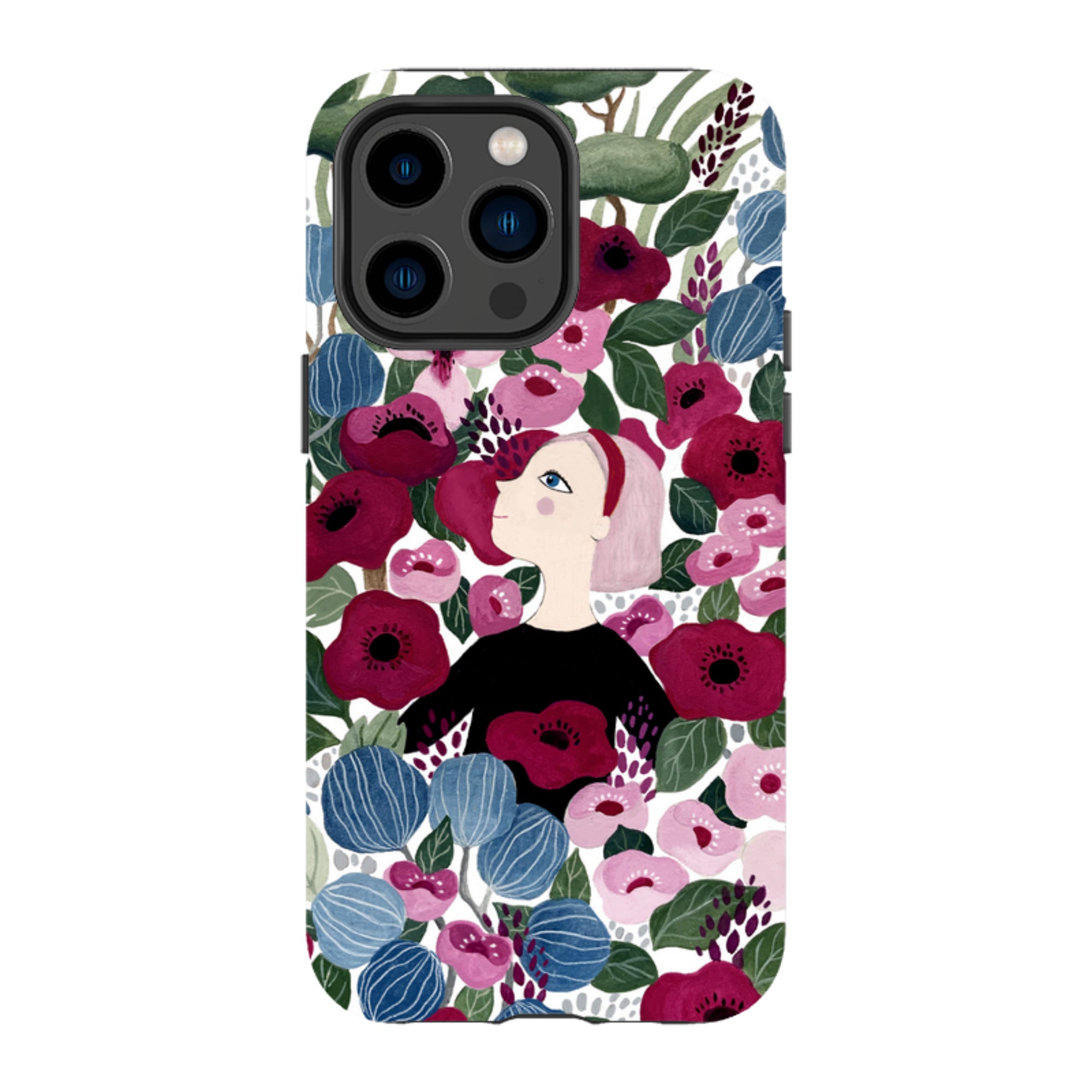 iPhone Tough Case - Flower Garden By Bex Parkin