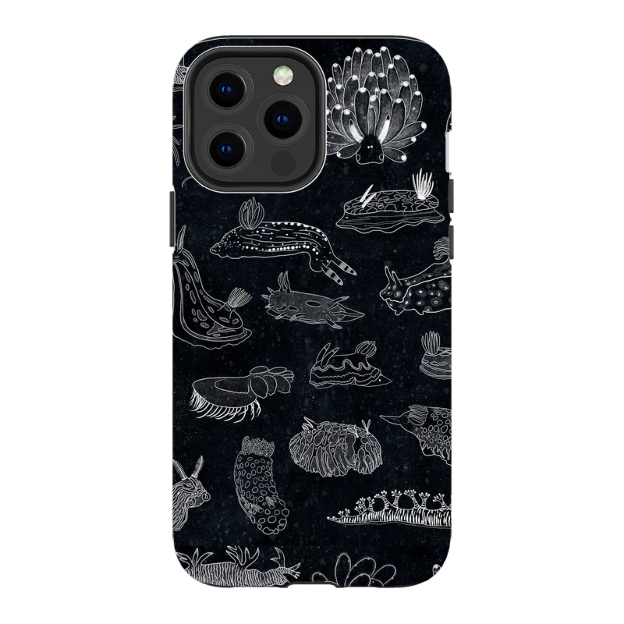 iPhone MagSafe Tough Case - Nudibranch Line Drawing By Katherine Quinn