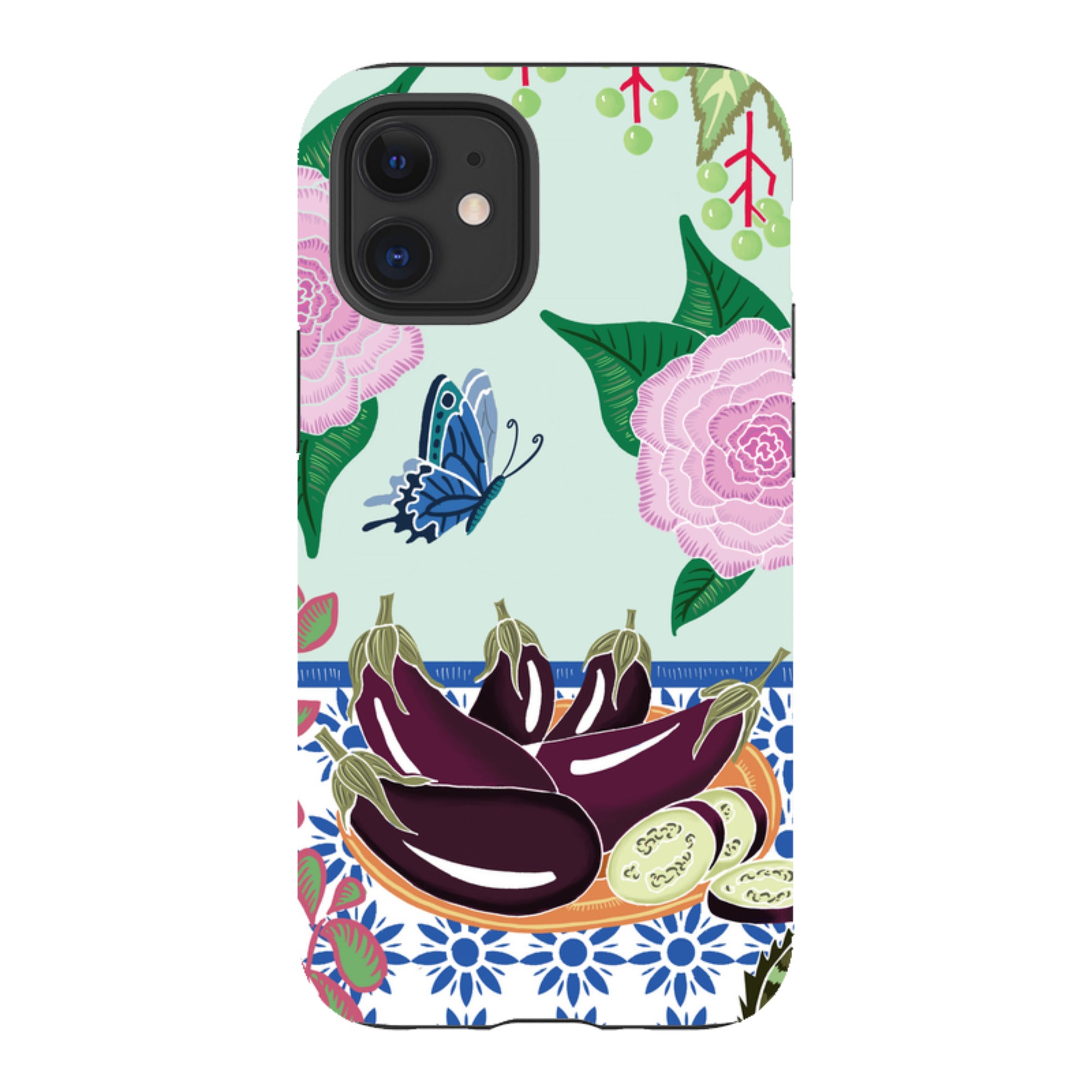 iPhone Tough Case - Aubergines By Kate Heiss