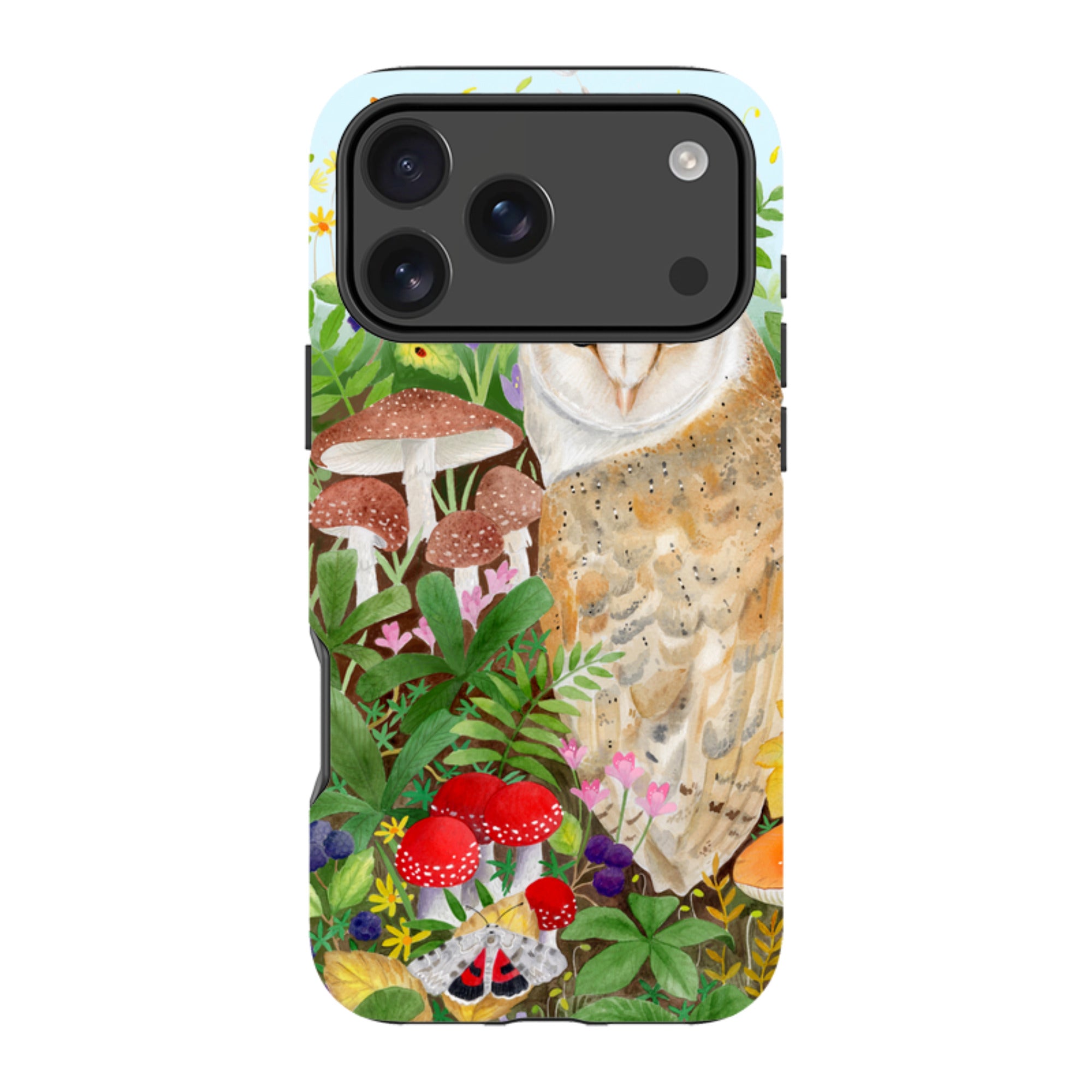 iPhone Tough Case - Owl Garden By Bex Parkin