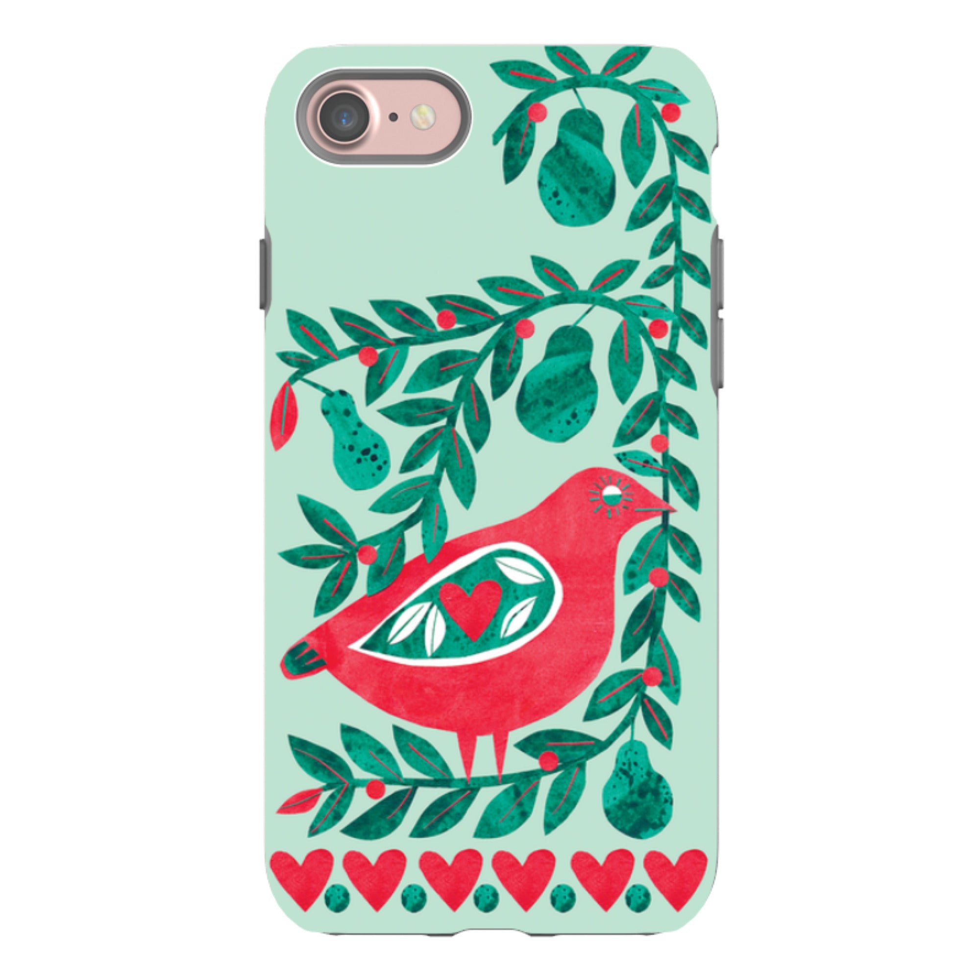 iPhone Tough Case - Partridge With Pears By Tracey English