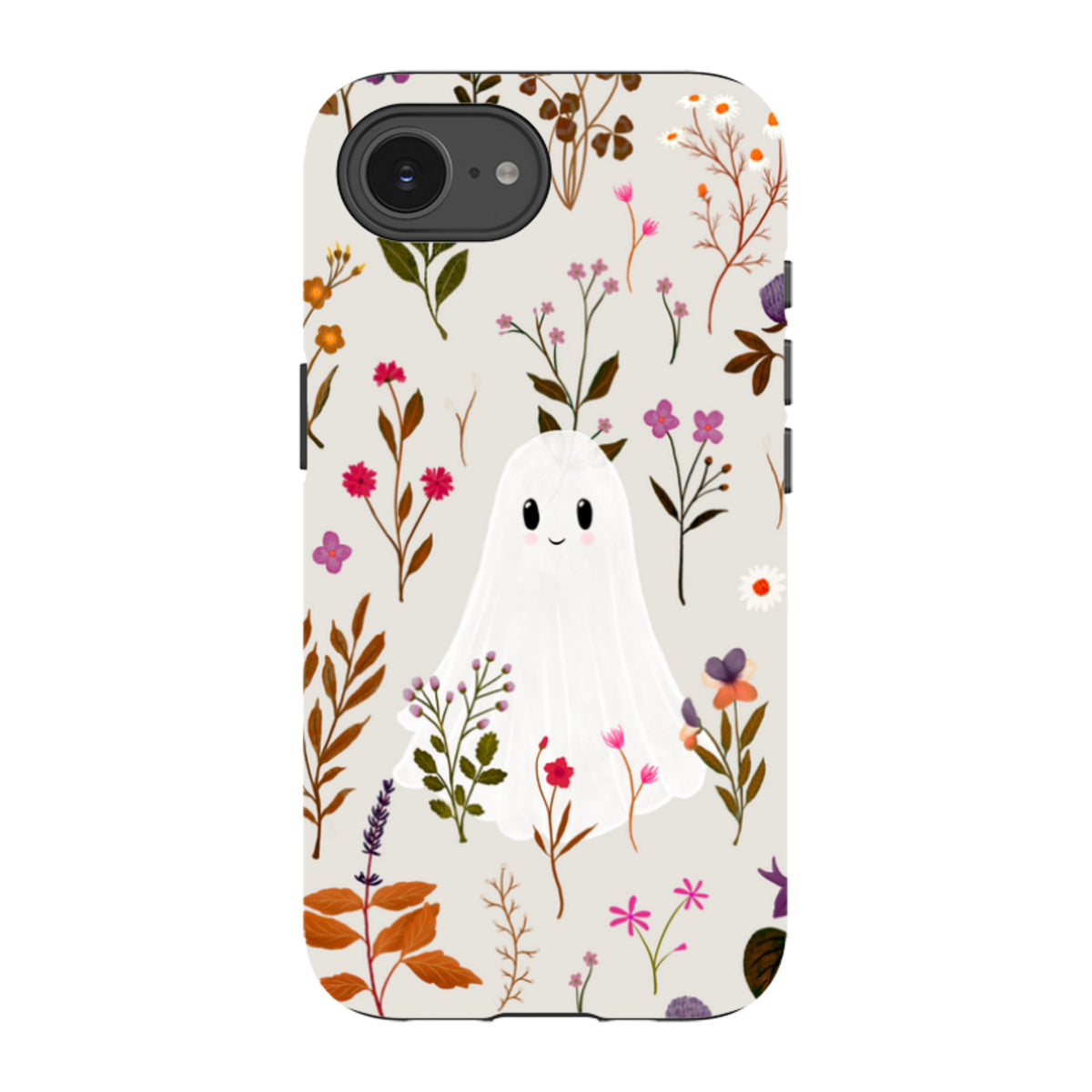 iPhone Tough Case - Ghost in the Garden - Stone Multi By Katherine Quinn