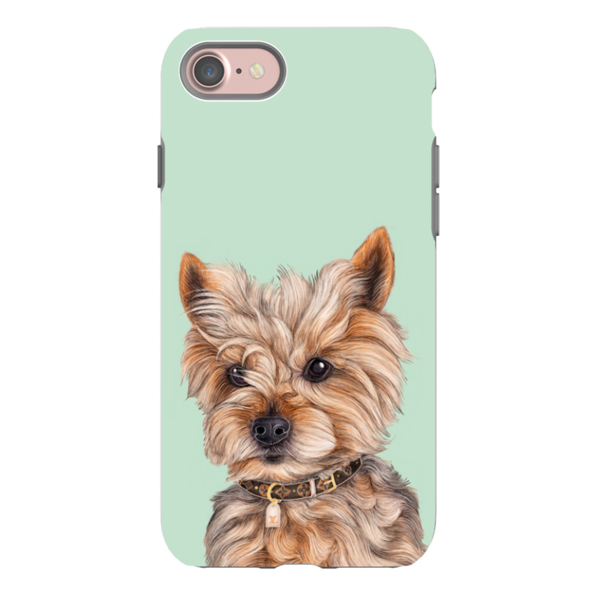 iPhone Tough Case - Yorkie By Catherine Rowe
